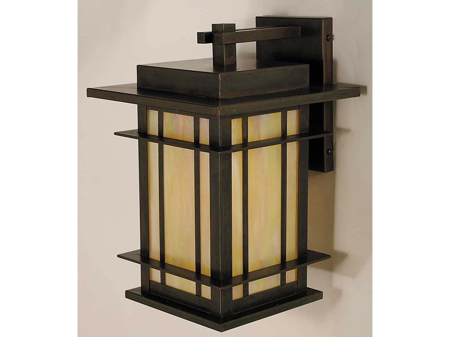 Arroyo Craftsman Oak Park Outdoor Wall Sconce OPB9