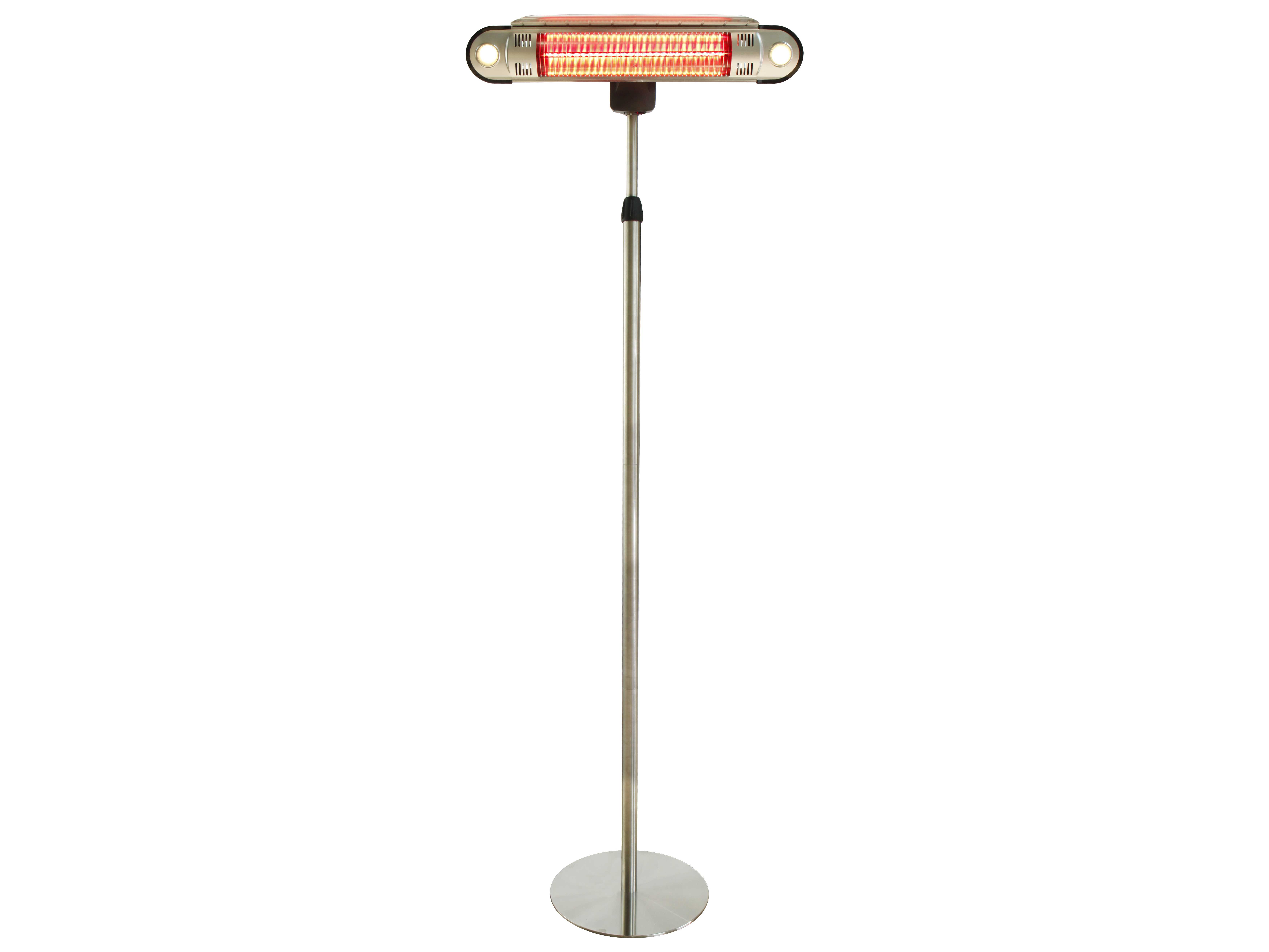 AZ Patio Heaters Tall Adjustable Infrared Heat Lamp With Led Lights ZHQ1537