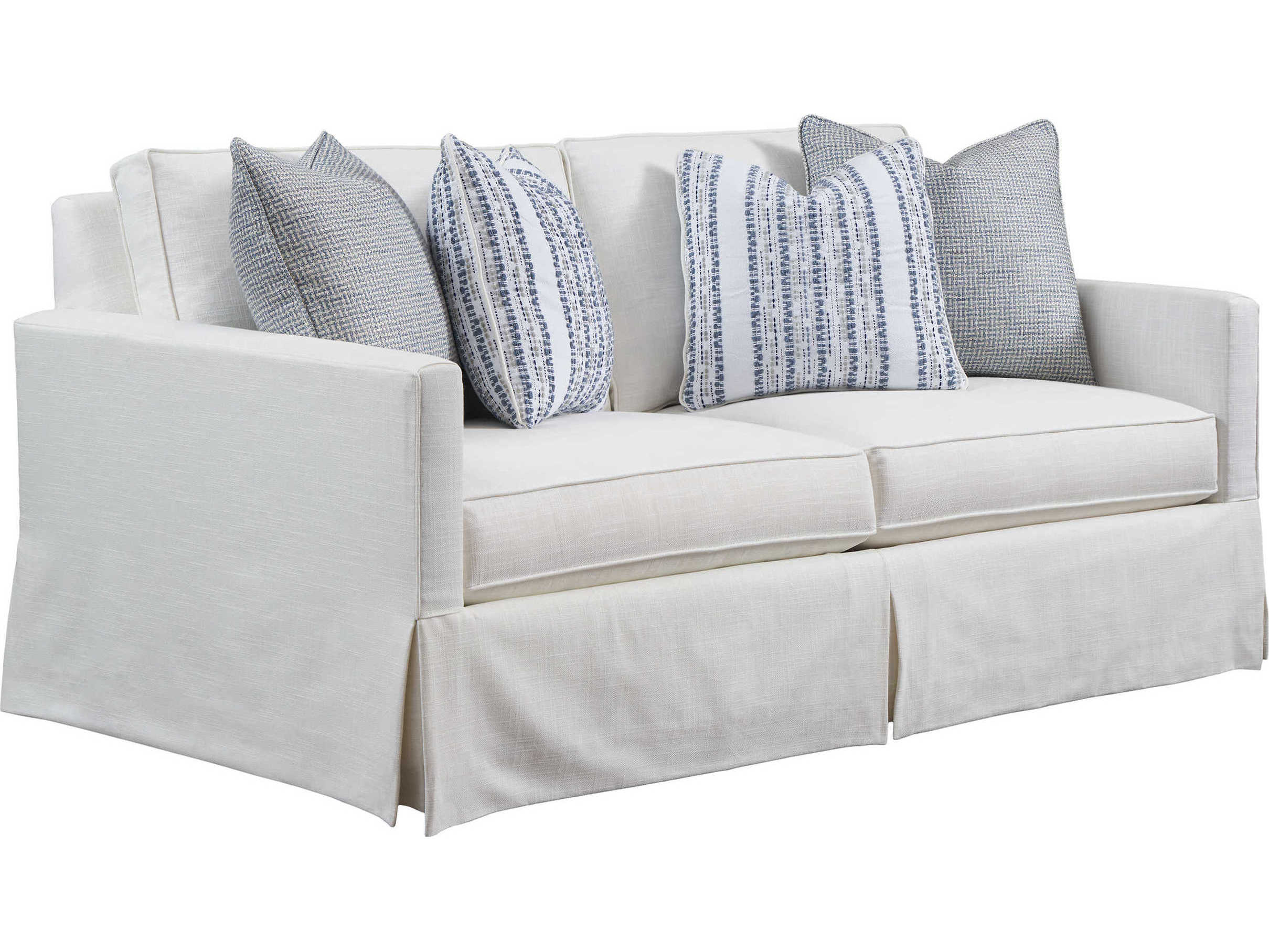 Barclay Butera Upholstery Ivory Loveseat Sofa (Married Cover