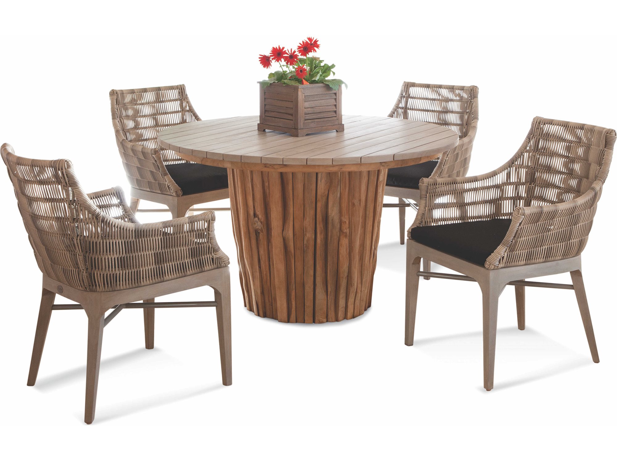 Braxton Culler Outdoor Brunswick Teak Dining Set BCO488075SET