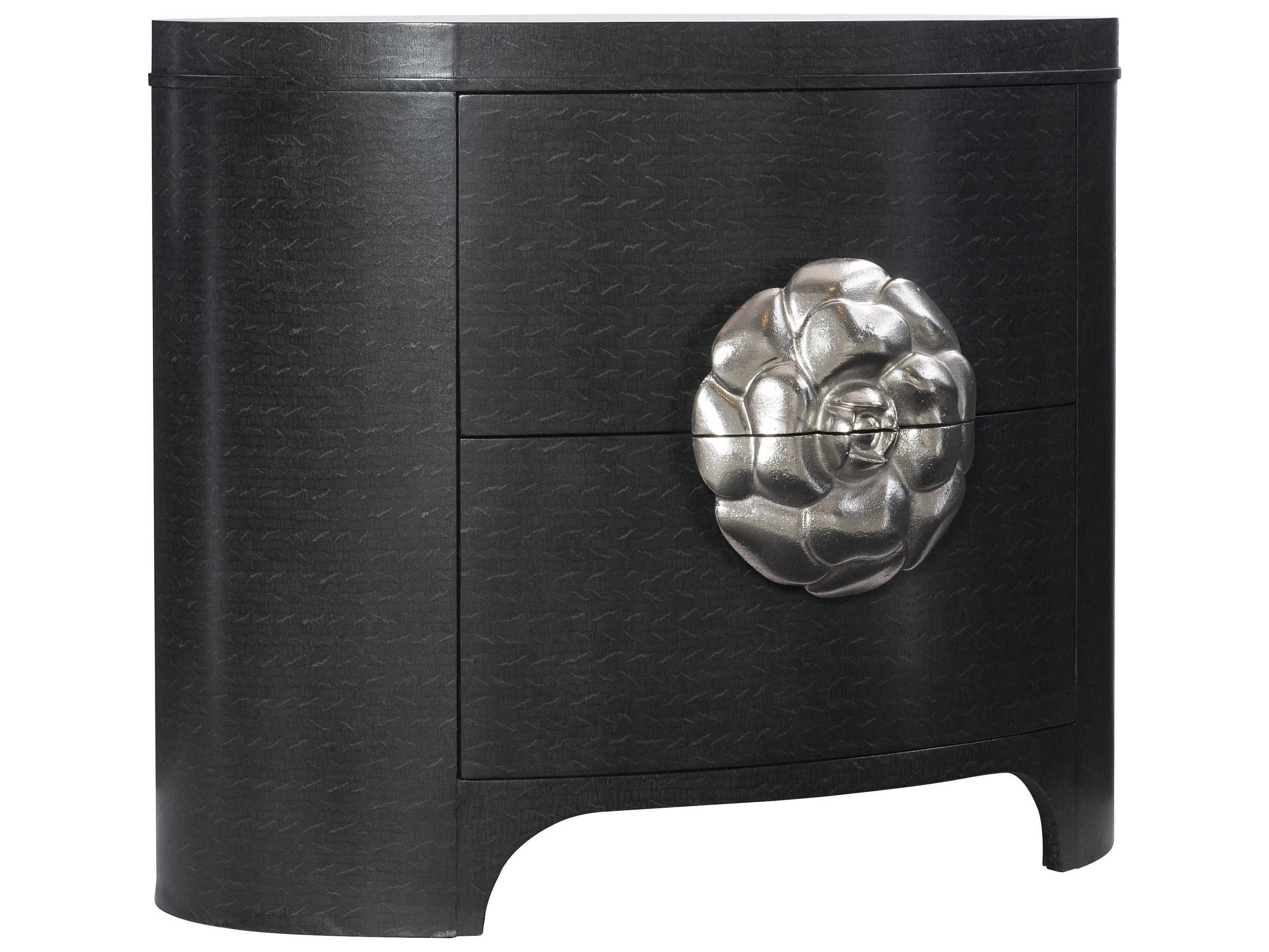 Bernhardt Silhouette Figured Onyx TwoDrawers Nightstand BH307228