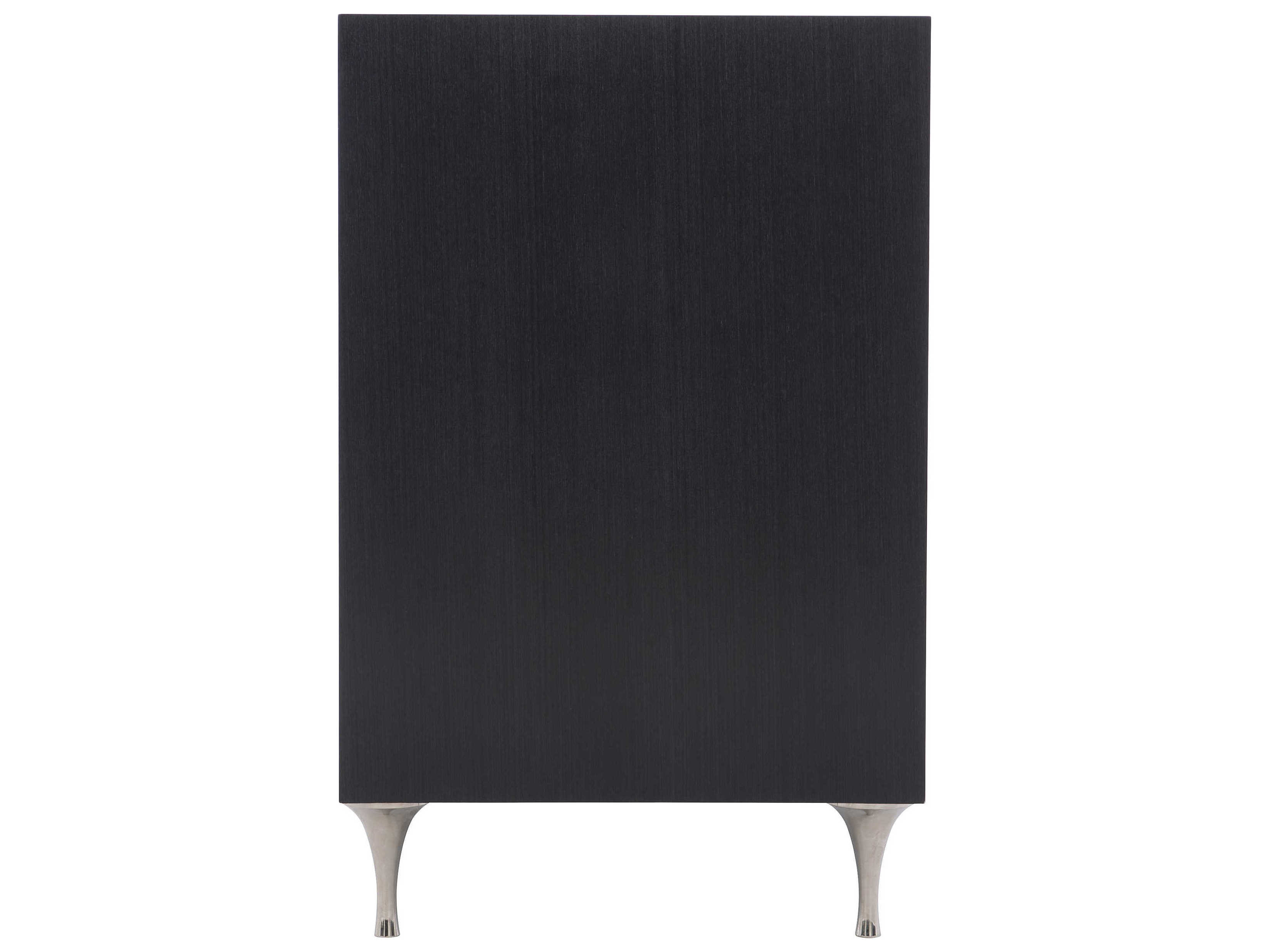 Bernhardt Silhouette 34" Wide 2Drawers Black Nightstand BH307229