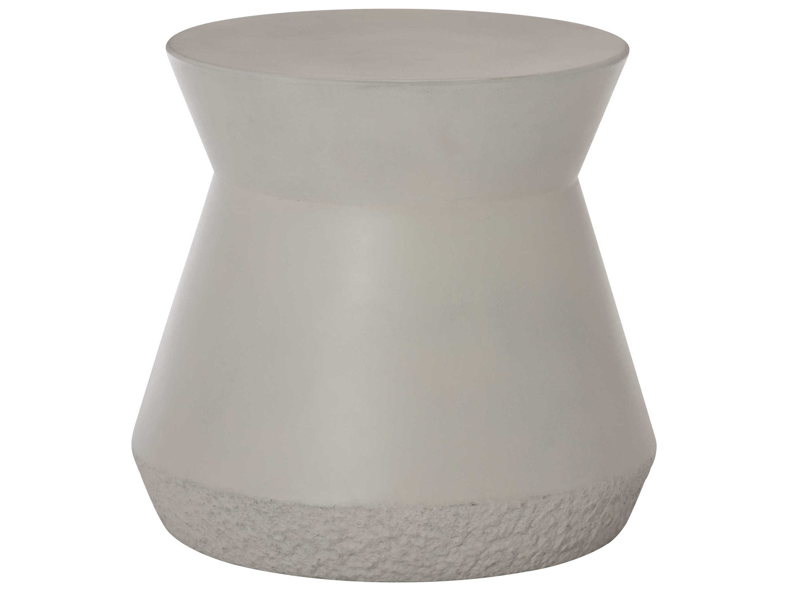 Bernhardt Nidra 18" Round Concrete Accent Table BH309127