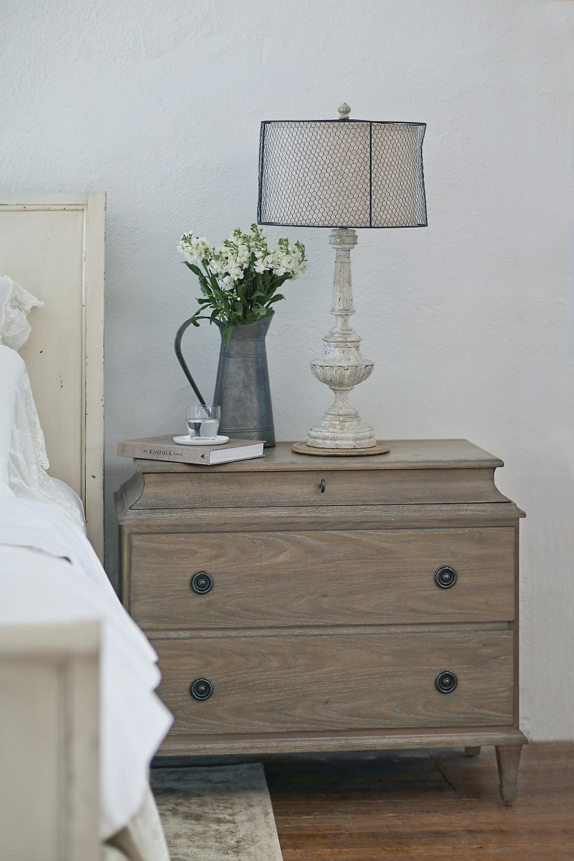 Bernhardt Auberge Weathered Oak 3 Drawers Nightstand BH351033A