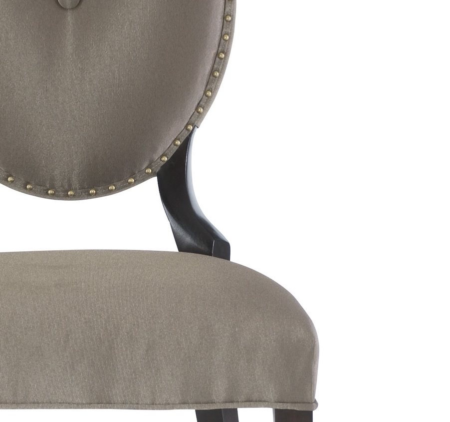 Bernhardt Jet Set Grey / Caviar Side Dining Chair BH356565