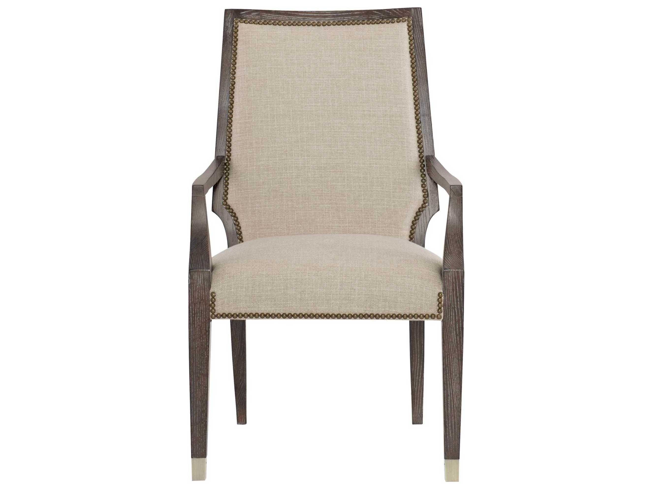 Bernhardt Clarendon Arabica / Gray Arm Dining Chair BH377542
