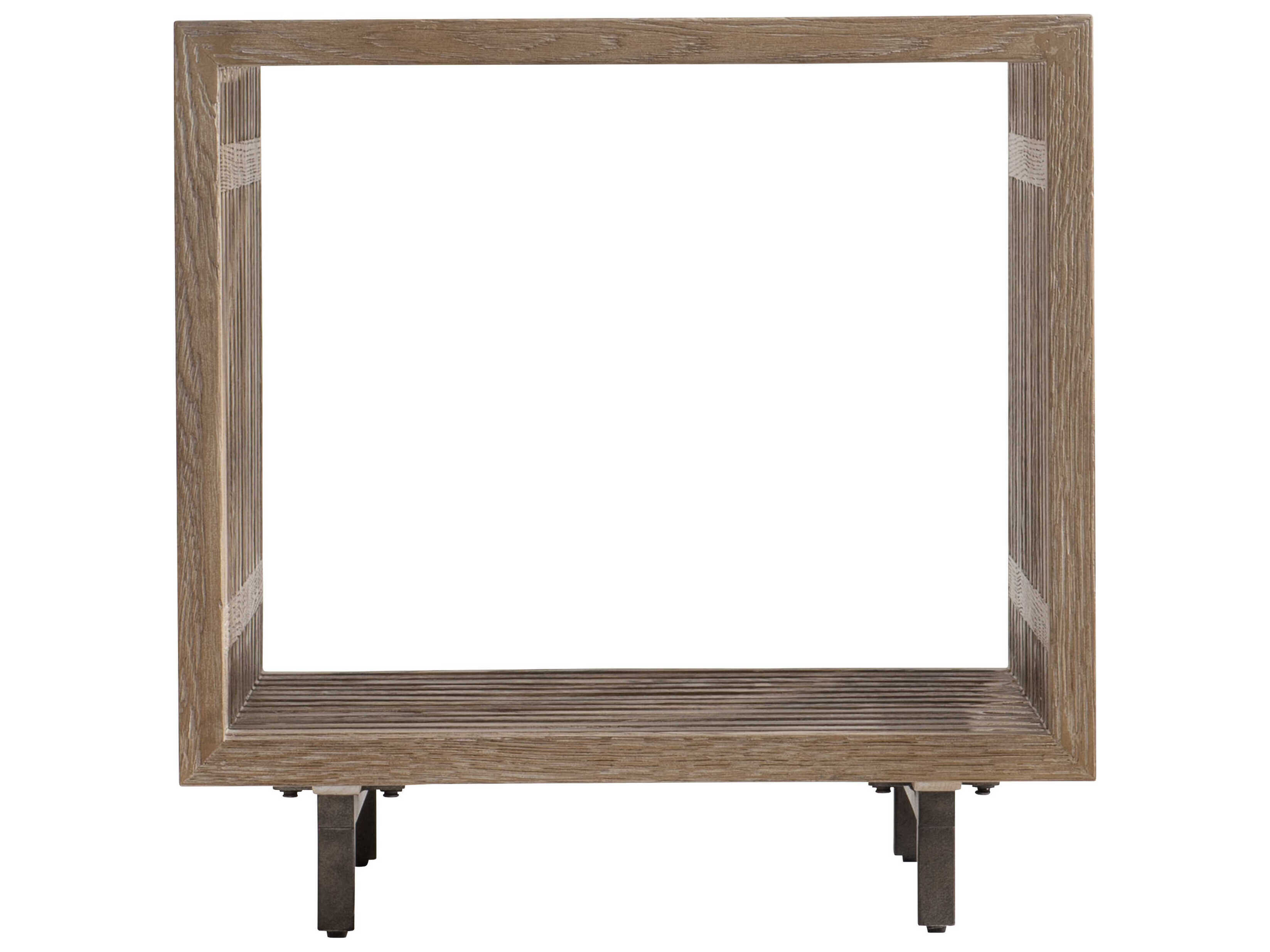 Bernhardt Brumley 24" Square Wood Marcona End Table BH473121