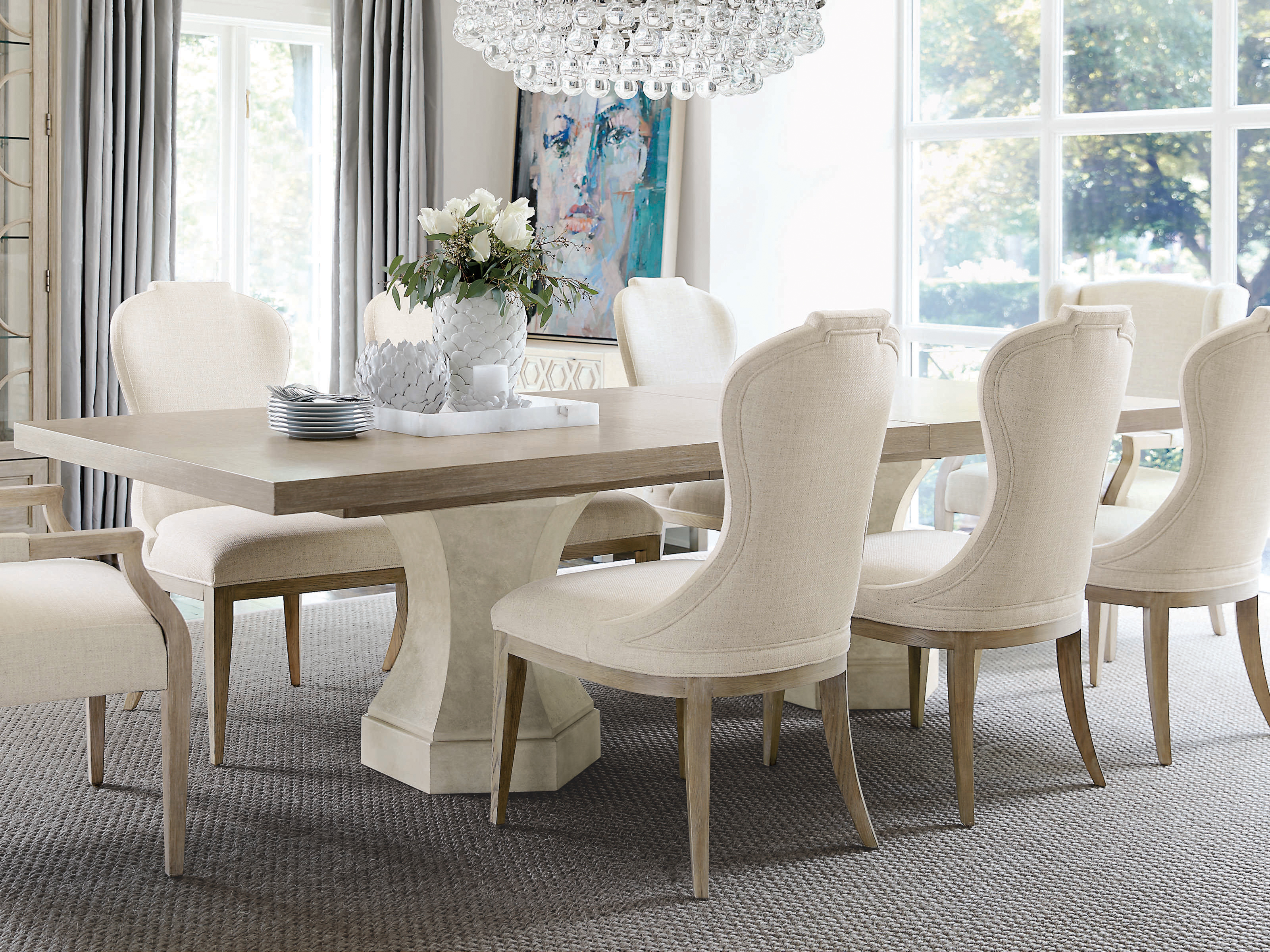 Bernhardt Santa Barbara Sandstone / Textured Cameo 92132'' Wide