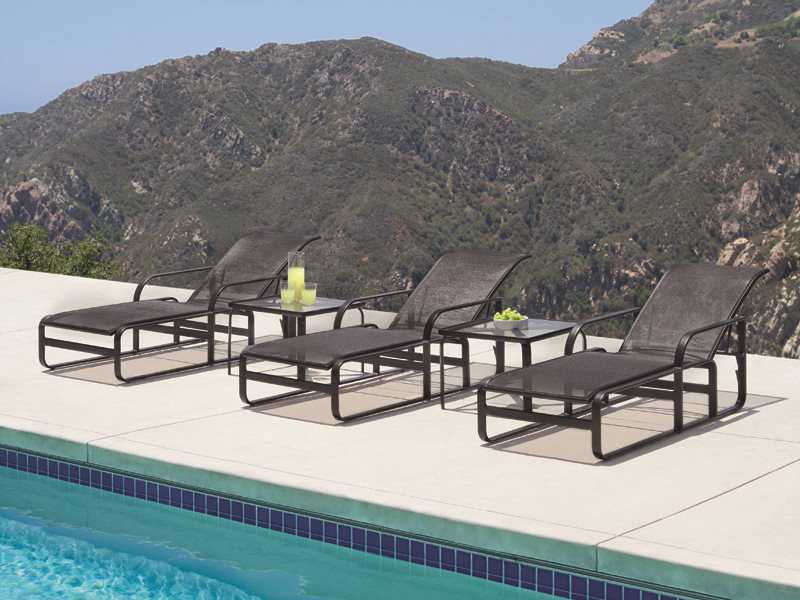 Brown Jordan Quantum Parabolic Aluminum Adjustable Chaise 45907000