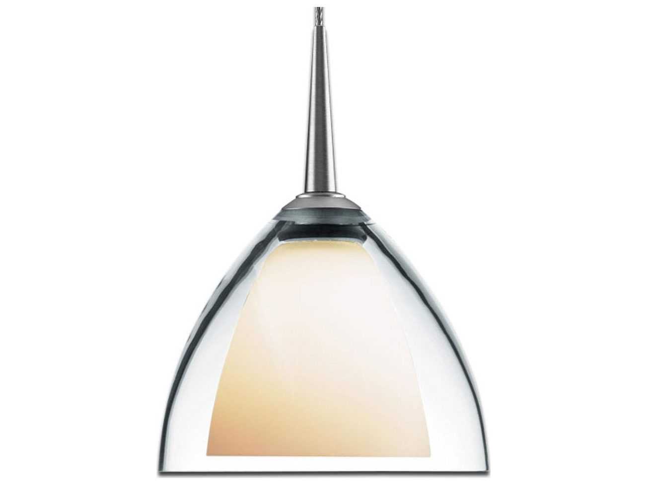 Bruck Lighting Rainbow Clear Glass 4.5'' Wide Halogen Mini Pendant