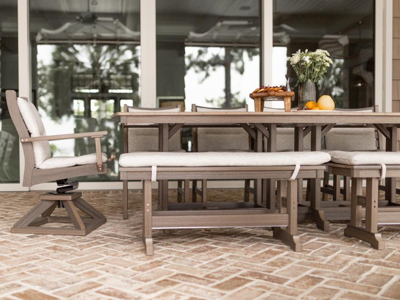 Berlin Gardens Bristol Recycled Plastic Dining Set BRISTOL8