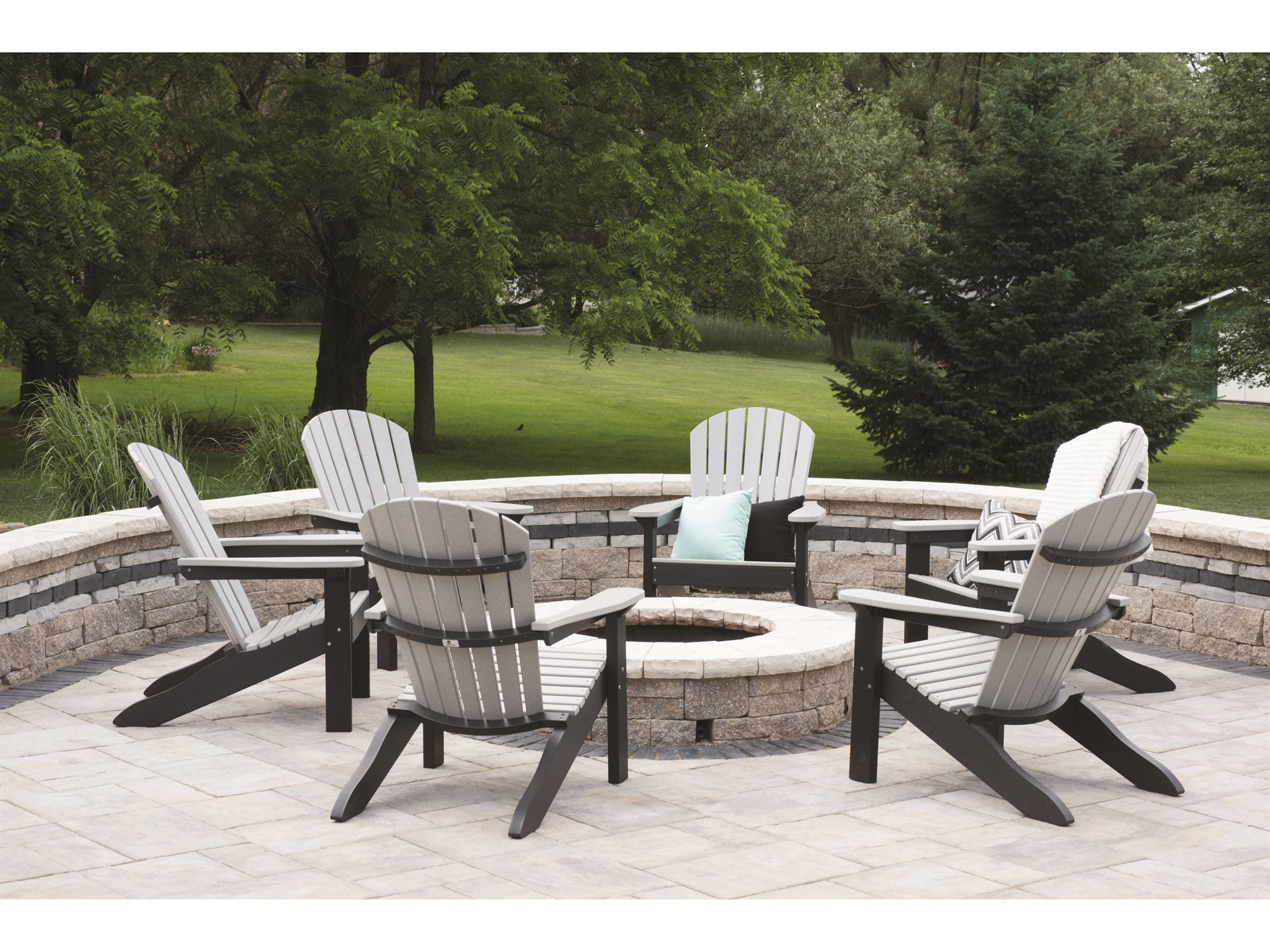 Berlin Gardens ComfoBack Recycled Plastic Adirondack Chair PATC2400