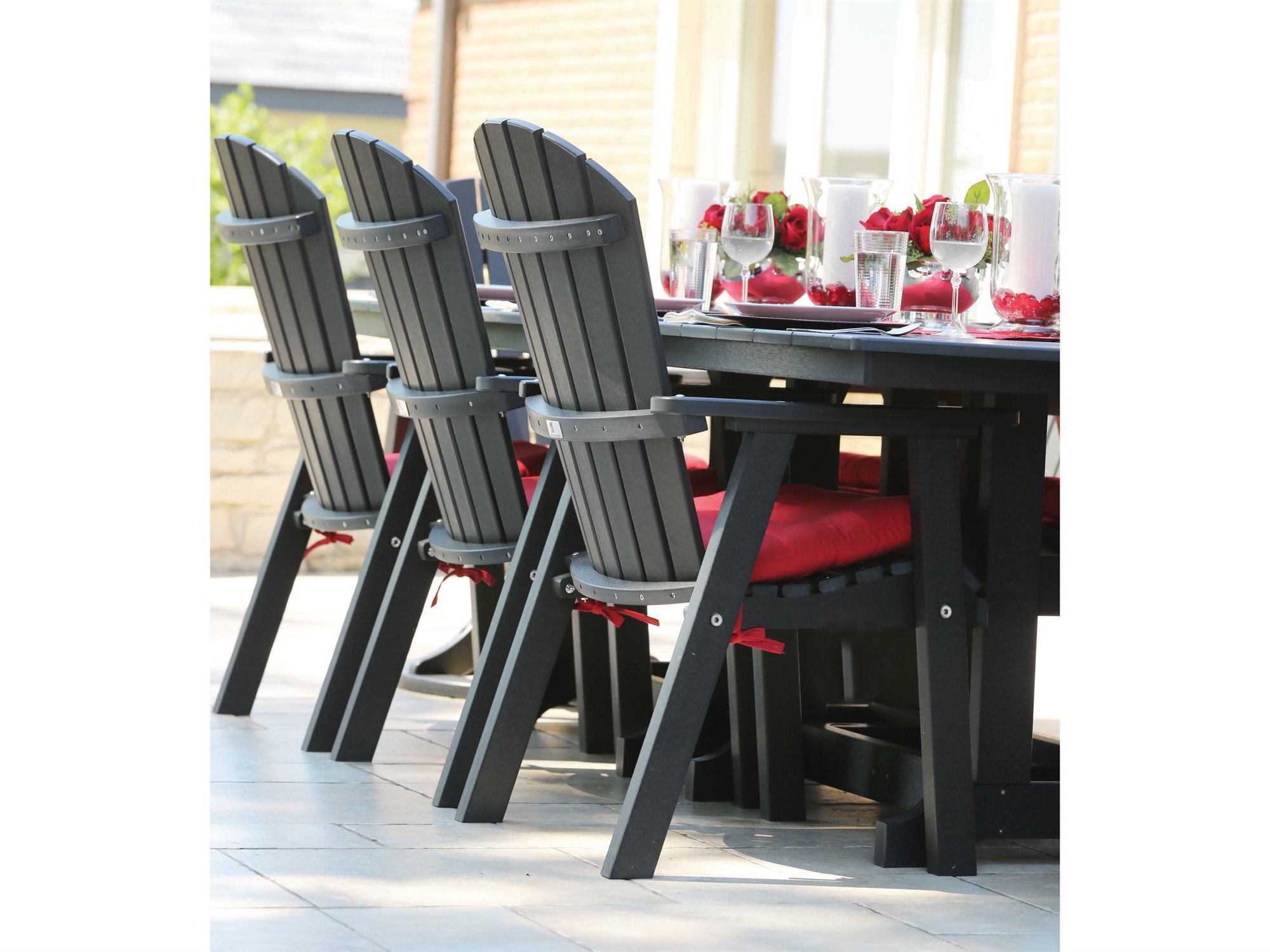 Berlin Gardens ComfoBack Recycled Plastic Dining Set COMFBCKDINSET