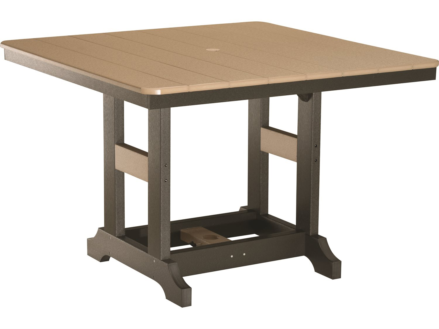 Berlin Gardens Garden Classic Recycled Plastic 44'' Wide Square Table