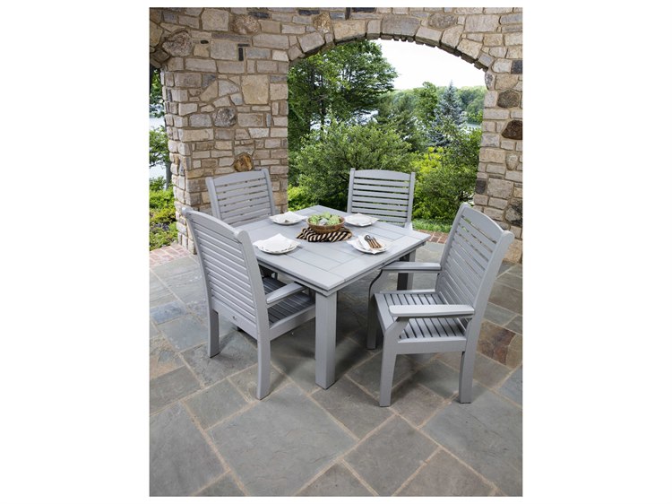 Berlin Gardens Homestead Recycled Plastic 44'' Square Dining Height Table BLGHDT0044D