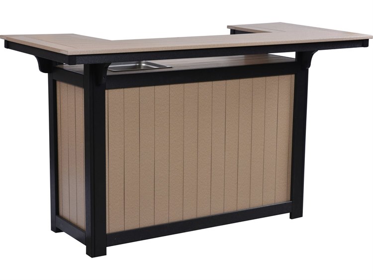 Berlin Gardens Bars & Bar Stools Recycled Plastic Bar Set BLGBRSBARSET9