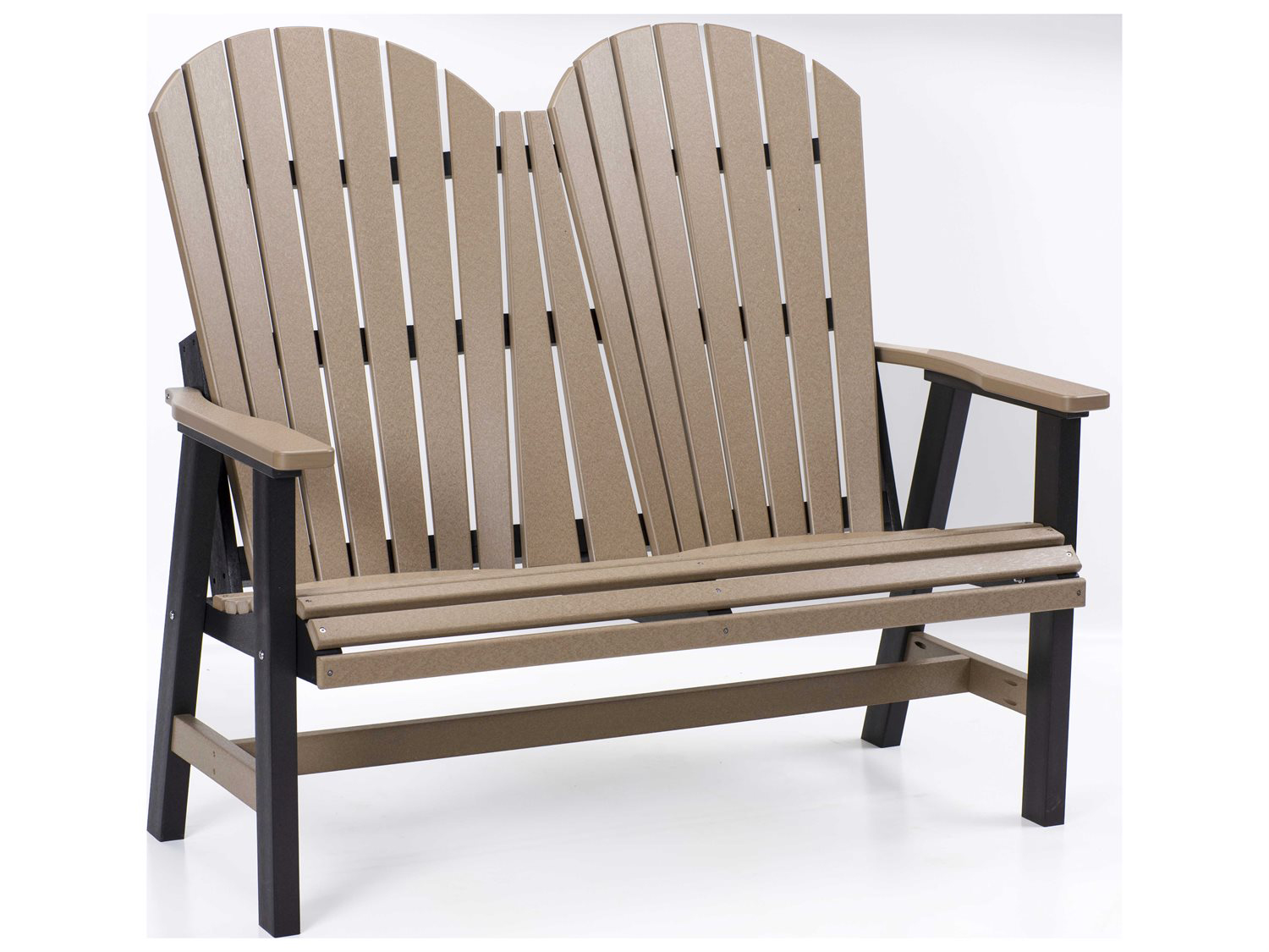 Berlin Gardens ComfoBack Recycled Plastic Patio Loveseat BLGPCLS4800