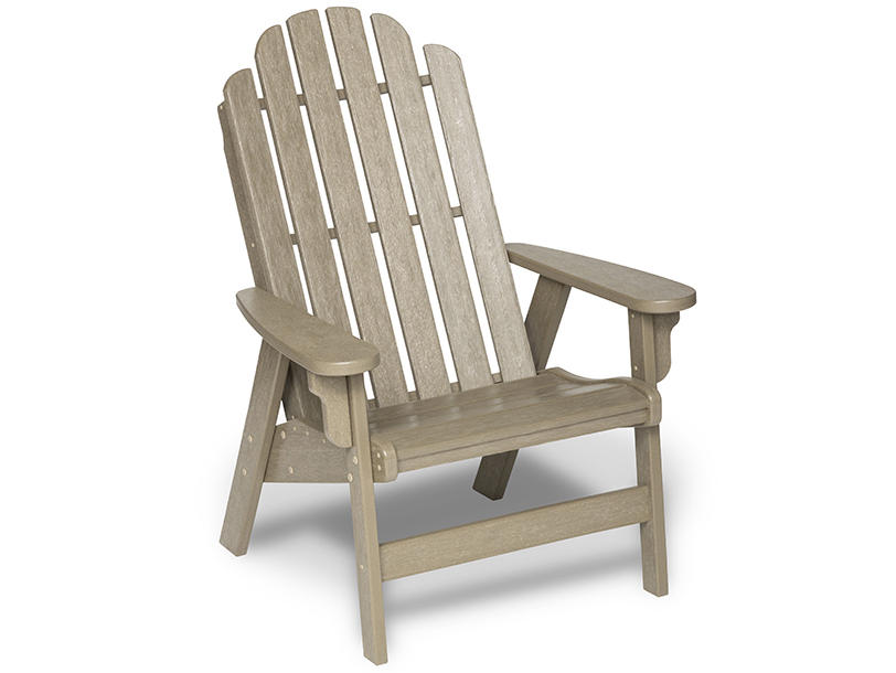 Breezesta Adirondack Recycled Plastic Shoreline Upright Adirondack
