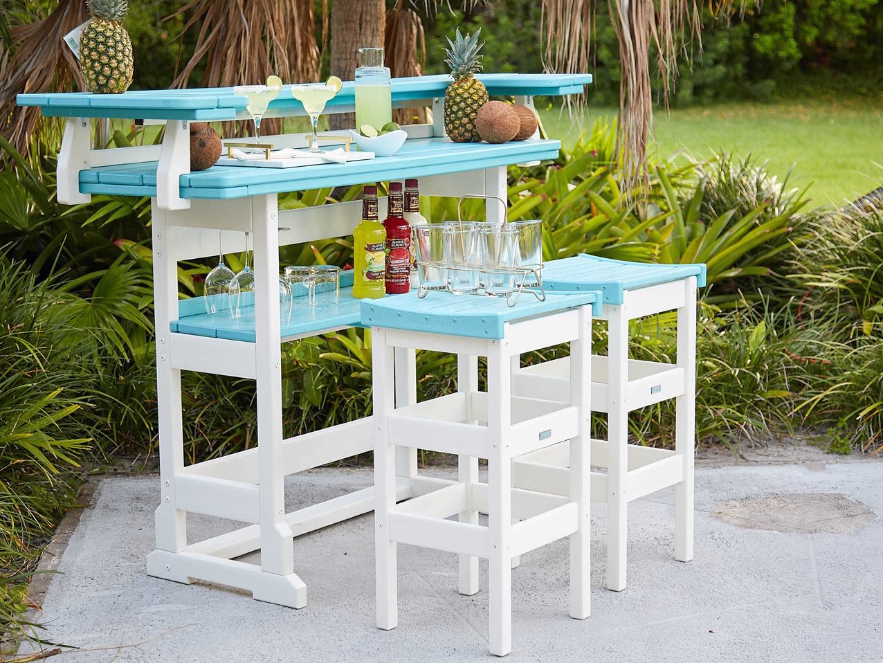 Breezesta Recycled Plastic Bar Set BREBARHGHTSET8