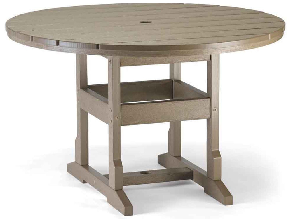 Breezesta Dining Recycled Plastic Round Patio Dining Table BREDH0704