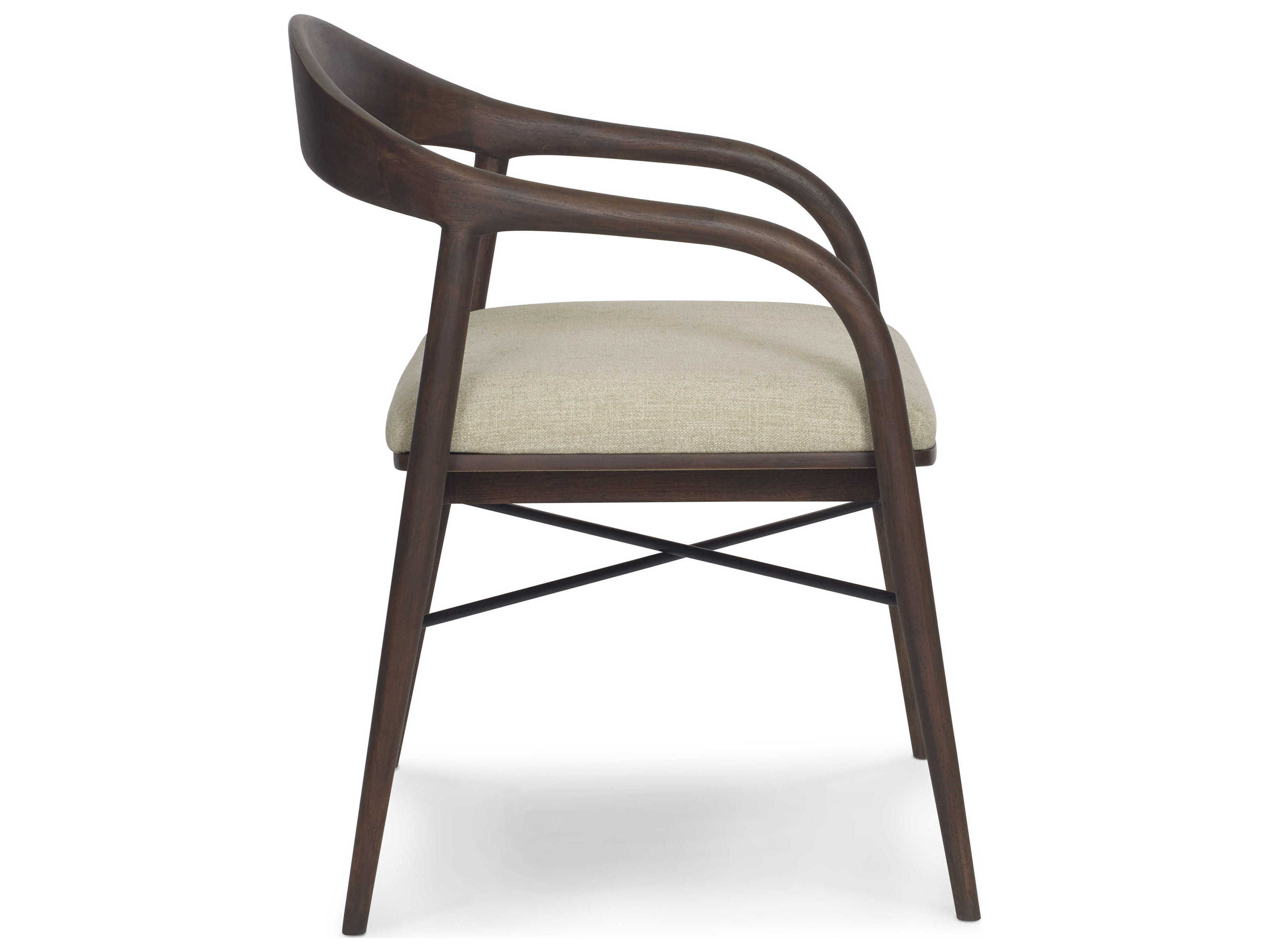 Brownstone Furniture Sheldon Beach Crypton / Carbon Arm Dining Chair