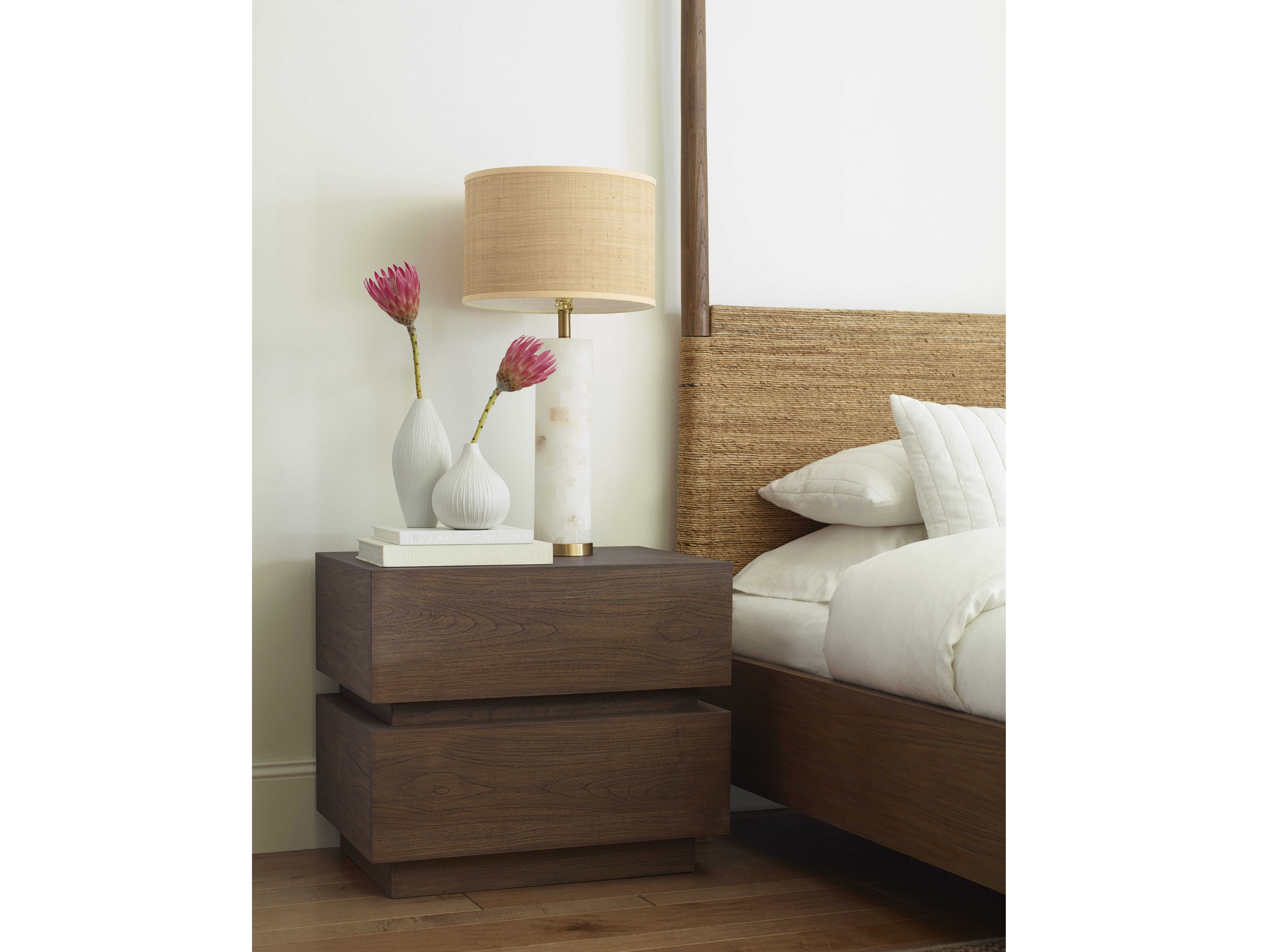 Brownstone Furniture Thane Mesa 2 Drawers Nightstand BRNTH105