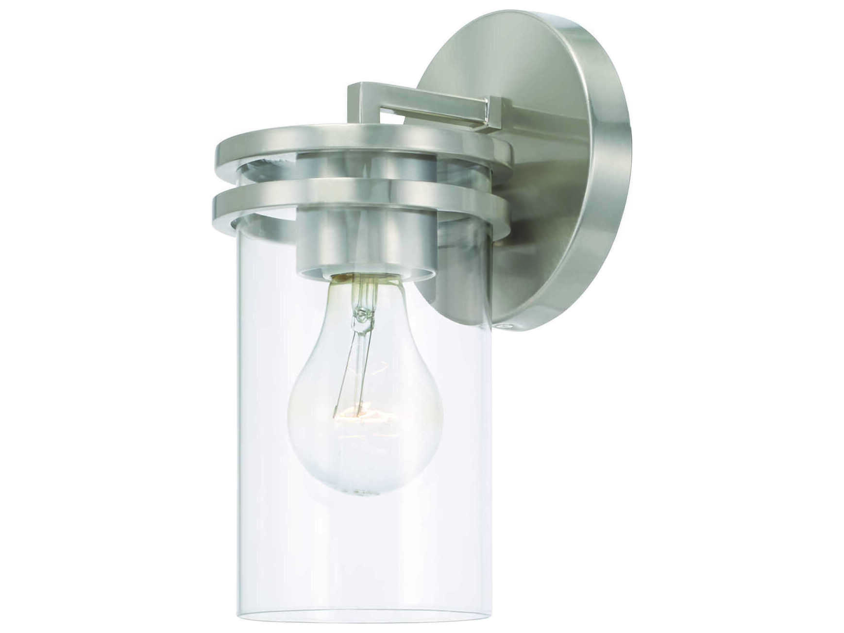 Capital Lighting Fuller Brushed Nickel 1light Wall Sconce C2648711BN539