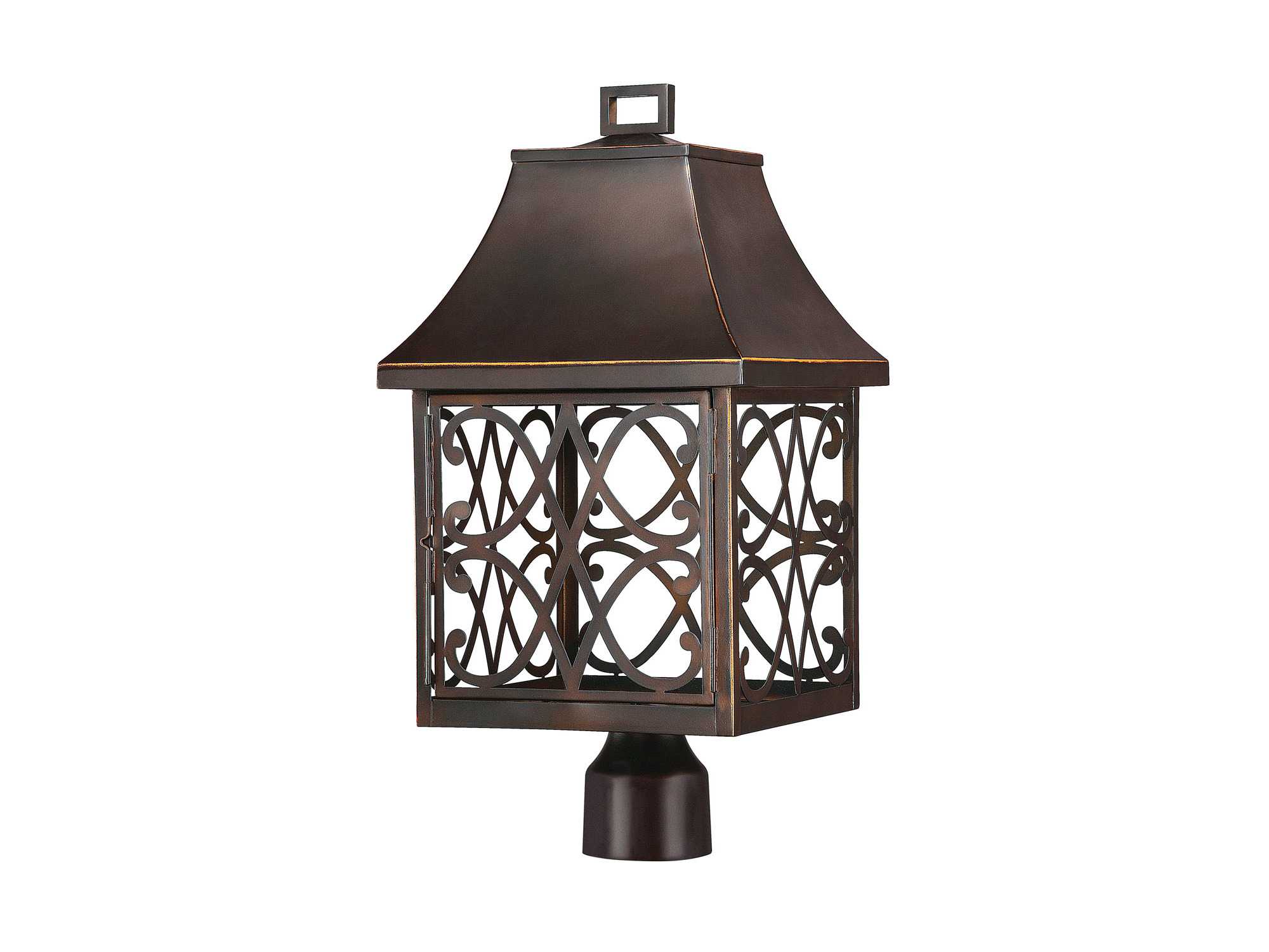 Capital Lighting Dark Sky New Bronze Outdoor Post Lantern 9435NB