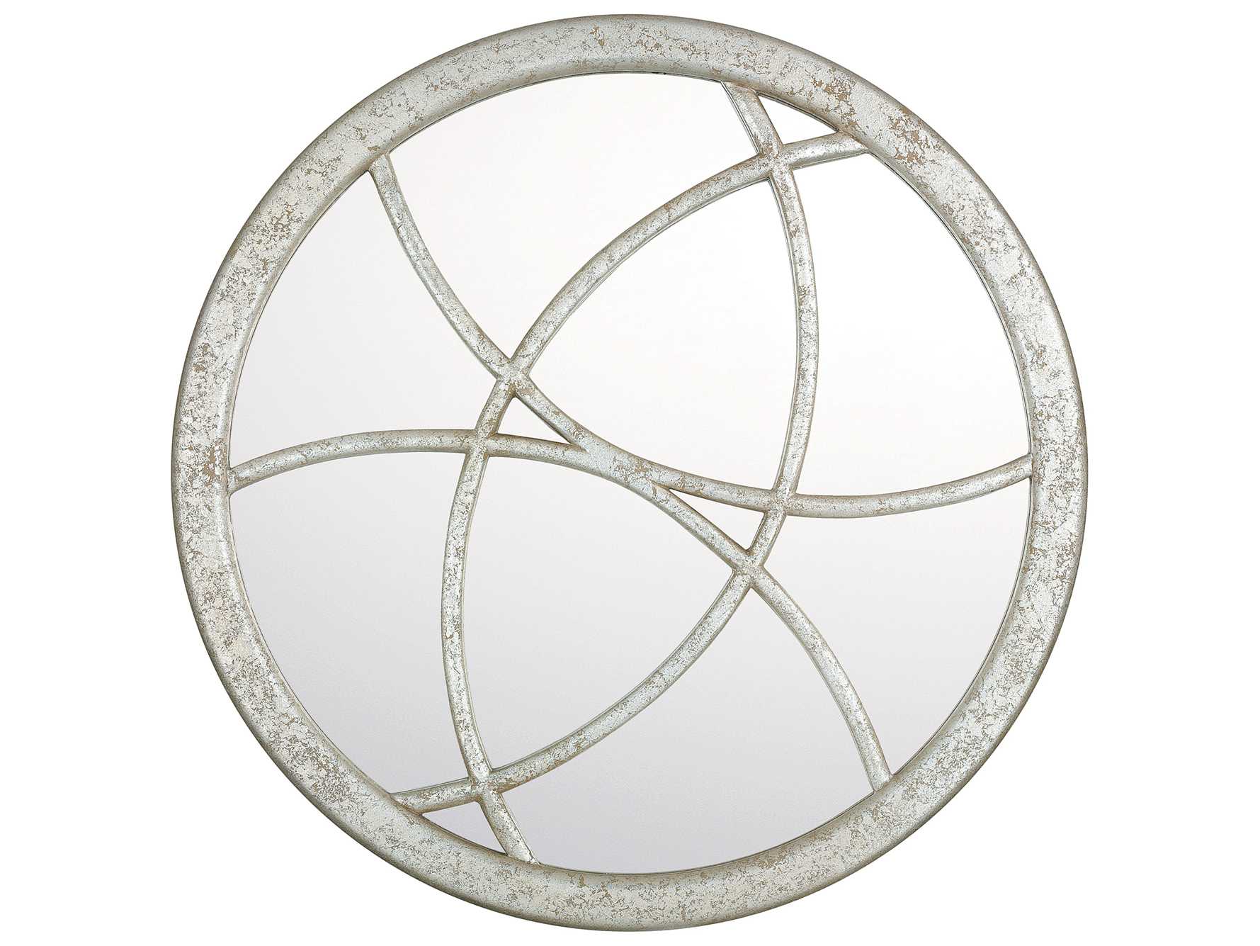 Capital Lighting Silver Quartz 36'' Wide Round Wall Mirror C2M313190