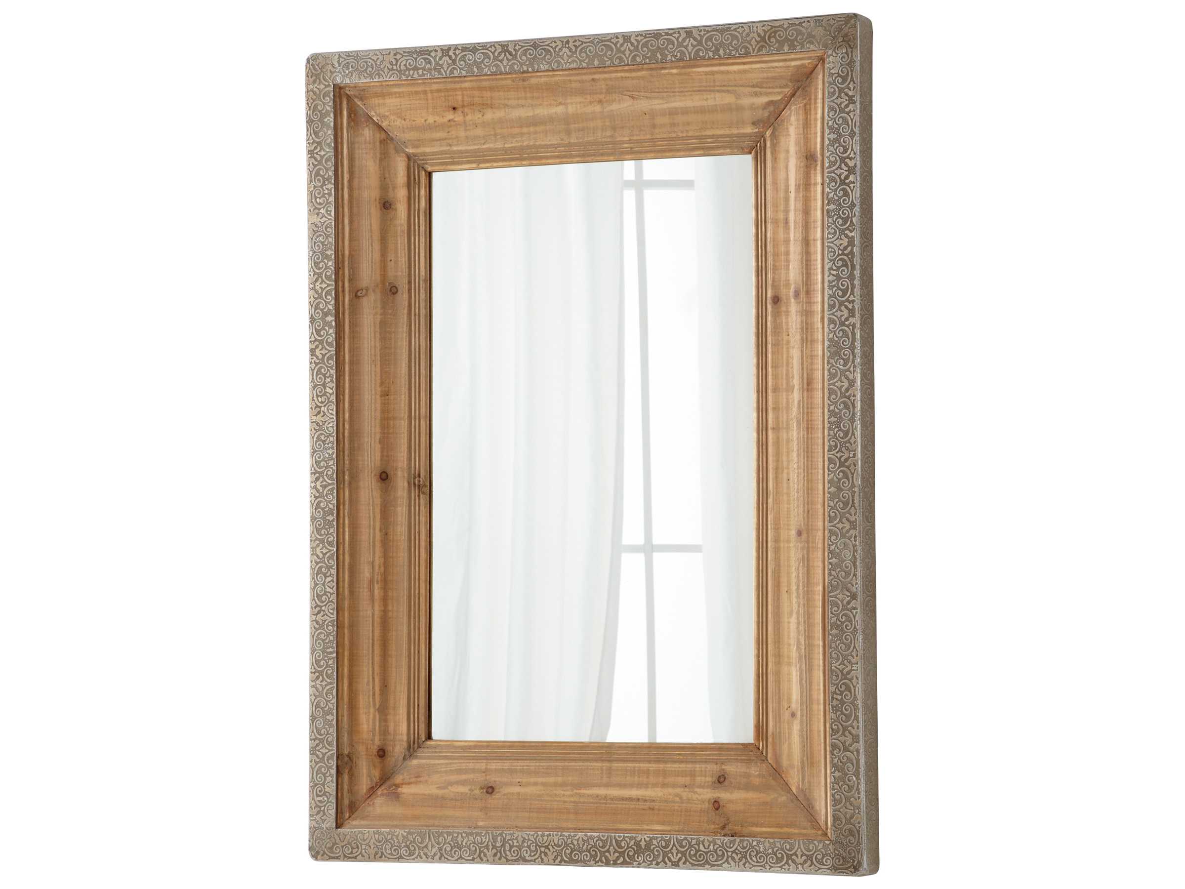 Cyan Design Vintage Reflection 36 x 48 Natural Wall Mirror C306185