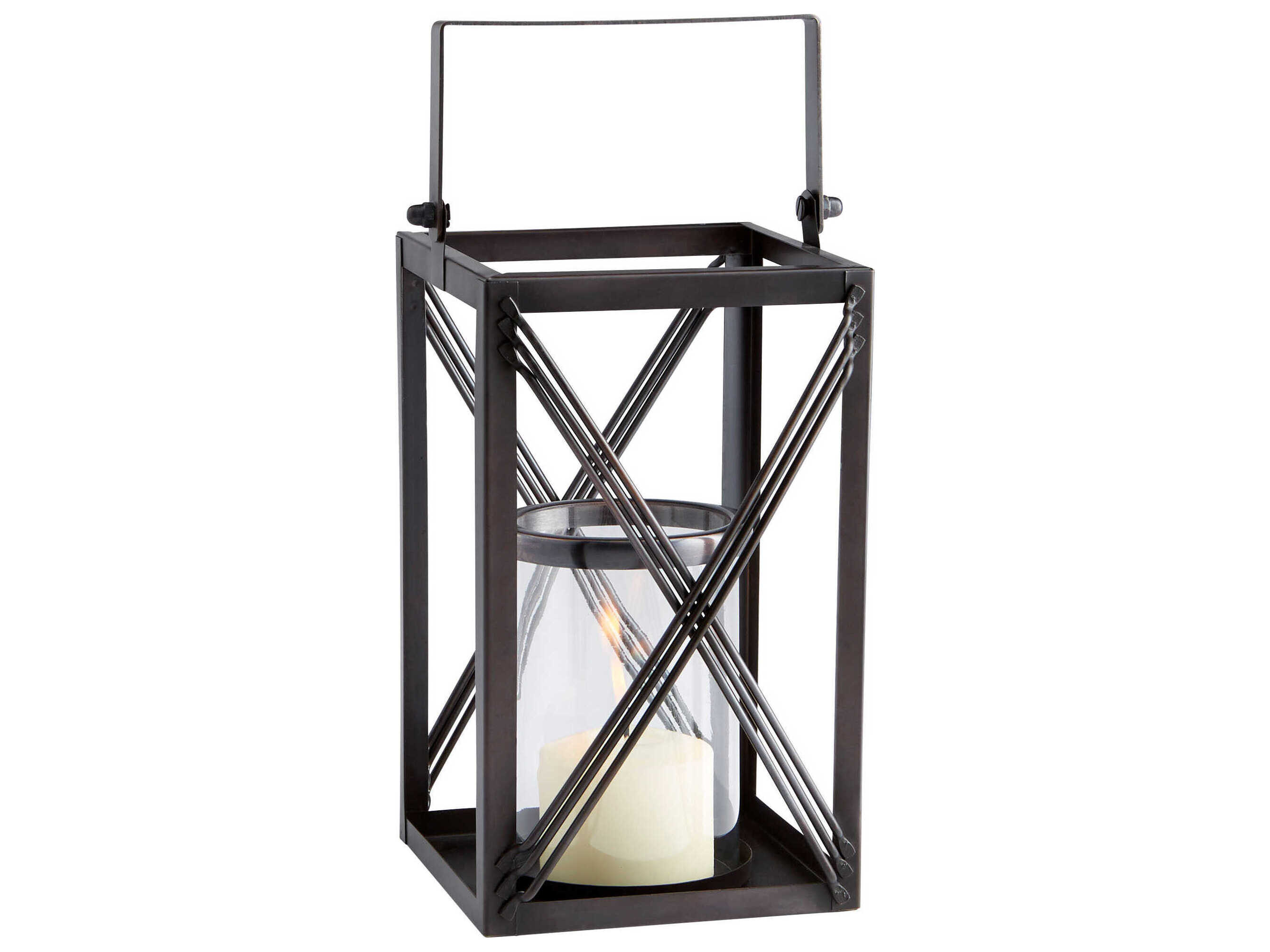 Cyan Design Ashbrook Dark Copper 14'' High Candle Holder C310179