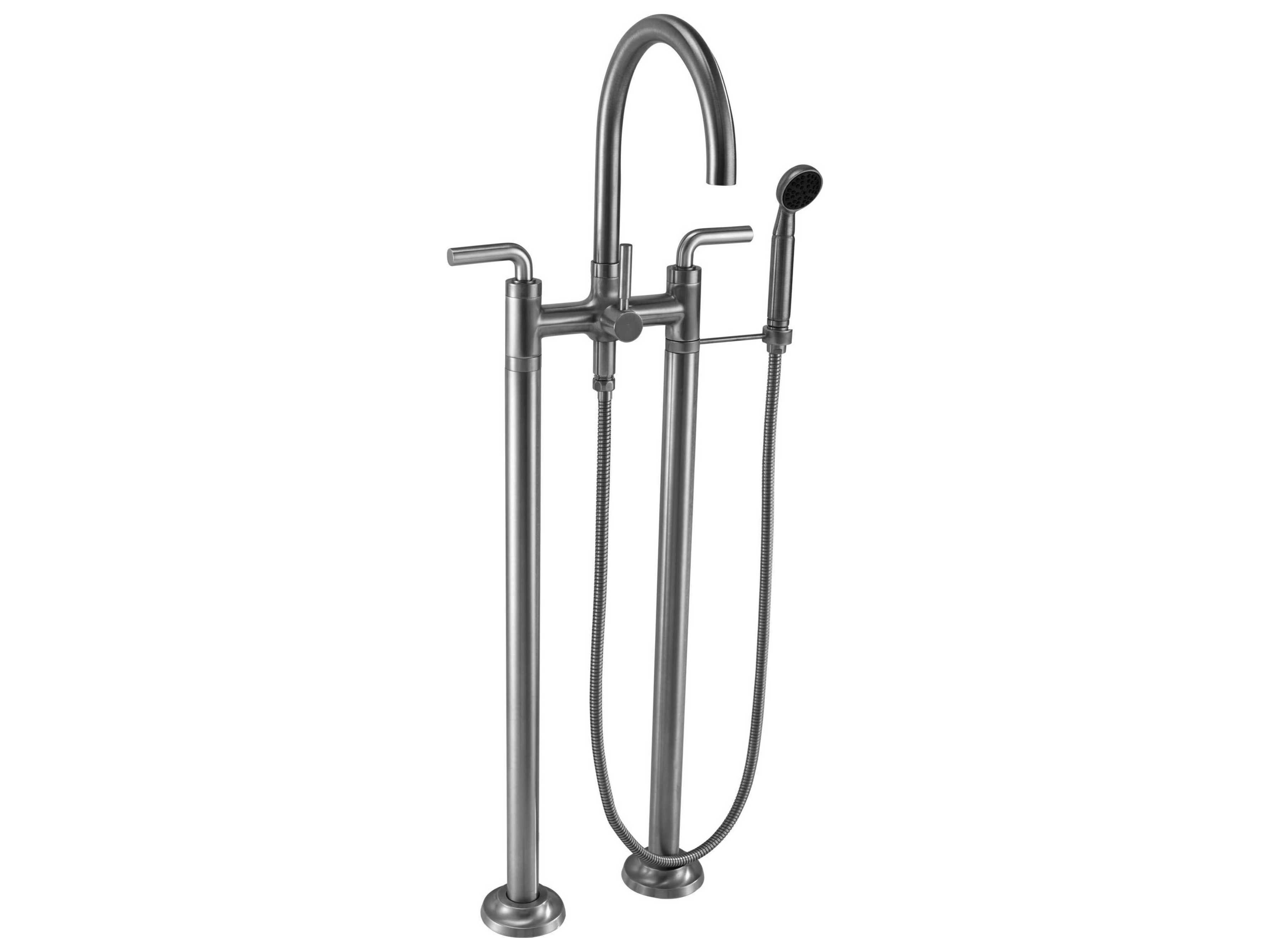 California Faucets Descanso Tub Fillers Industrial Floor Mount Tub