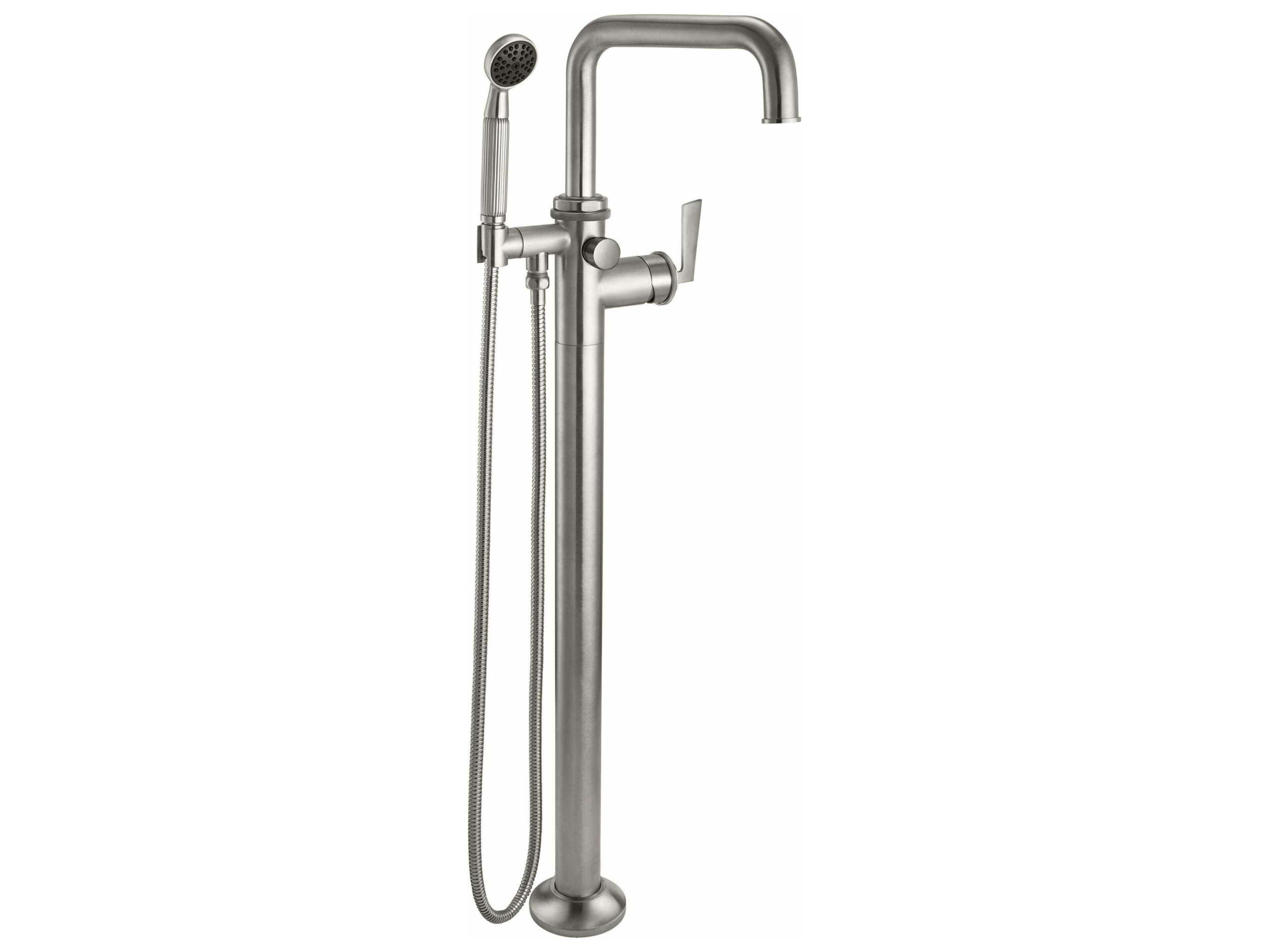 California Faucets Steampunk Bay Single Hole Floor Mount Tub Filler