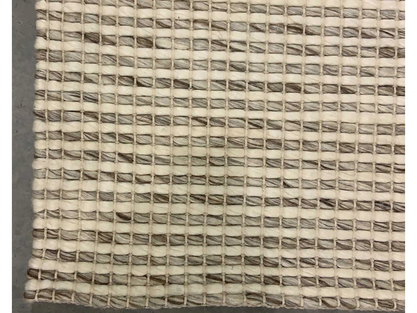 Chandra Edwina Brown / White Rectangular Area Rug CDEDW54200