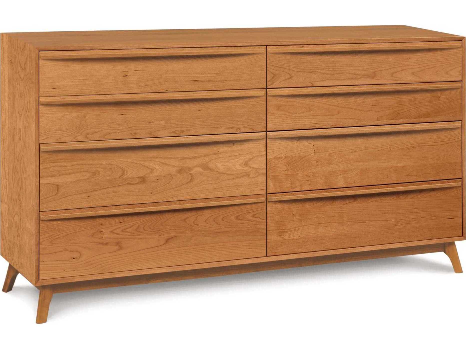 Copeland Catalina 66" Wide 8Drawers Cherry Double Dresser CF2CAL80