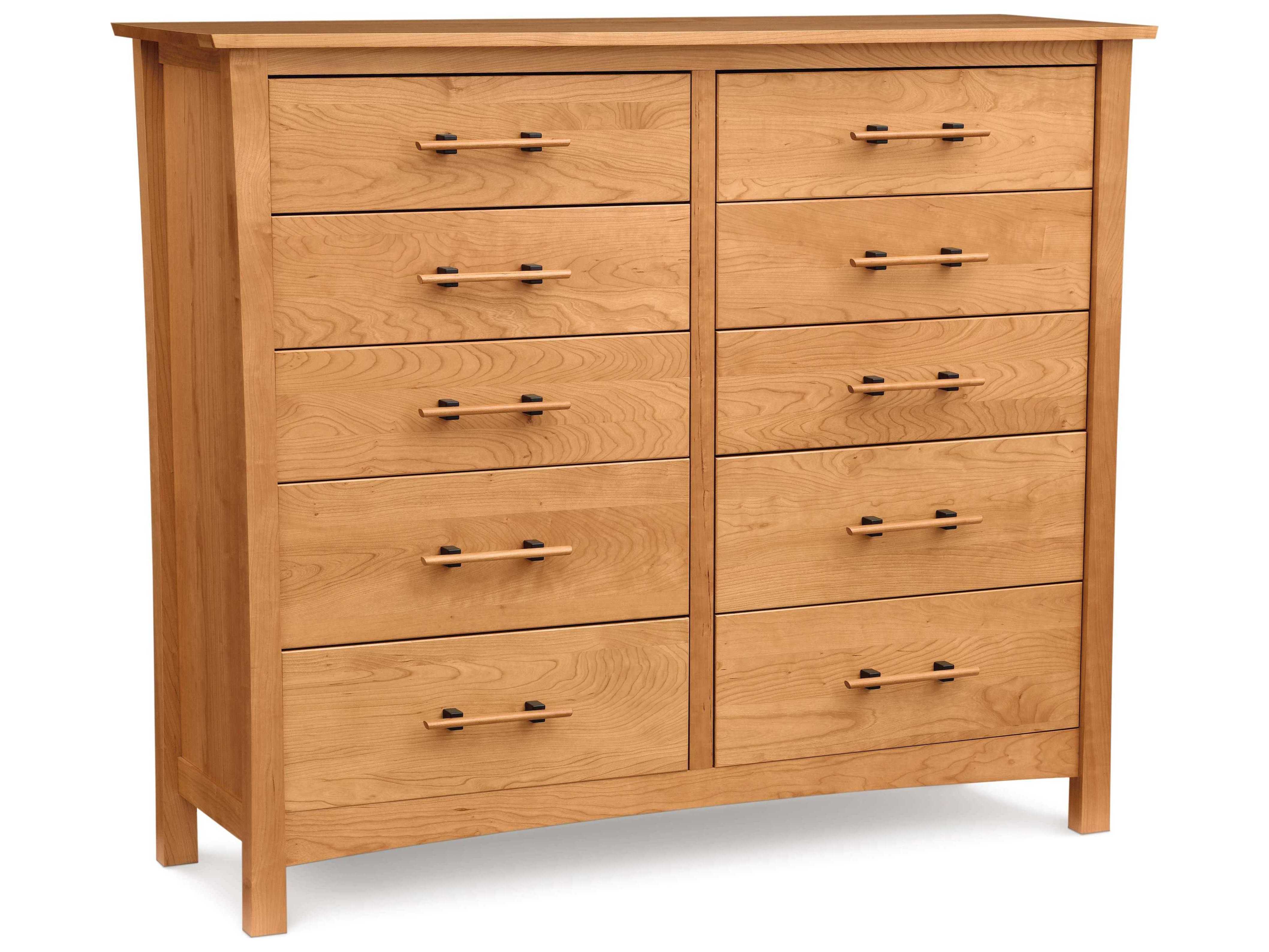 Copeland Monterey 59" Wide 10Drawers Cherry Double Dresser CF2MNT80