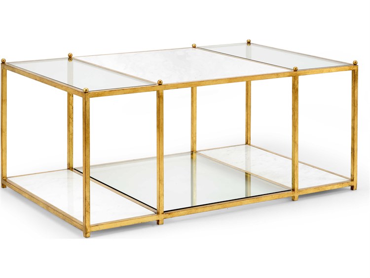 Chelsea House Jamie Merida Directoire Stripe 48" Rectangular Marble