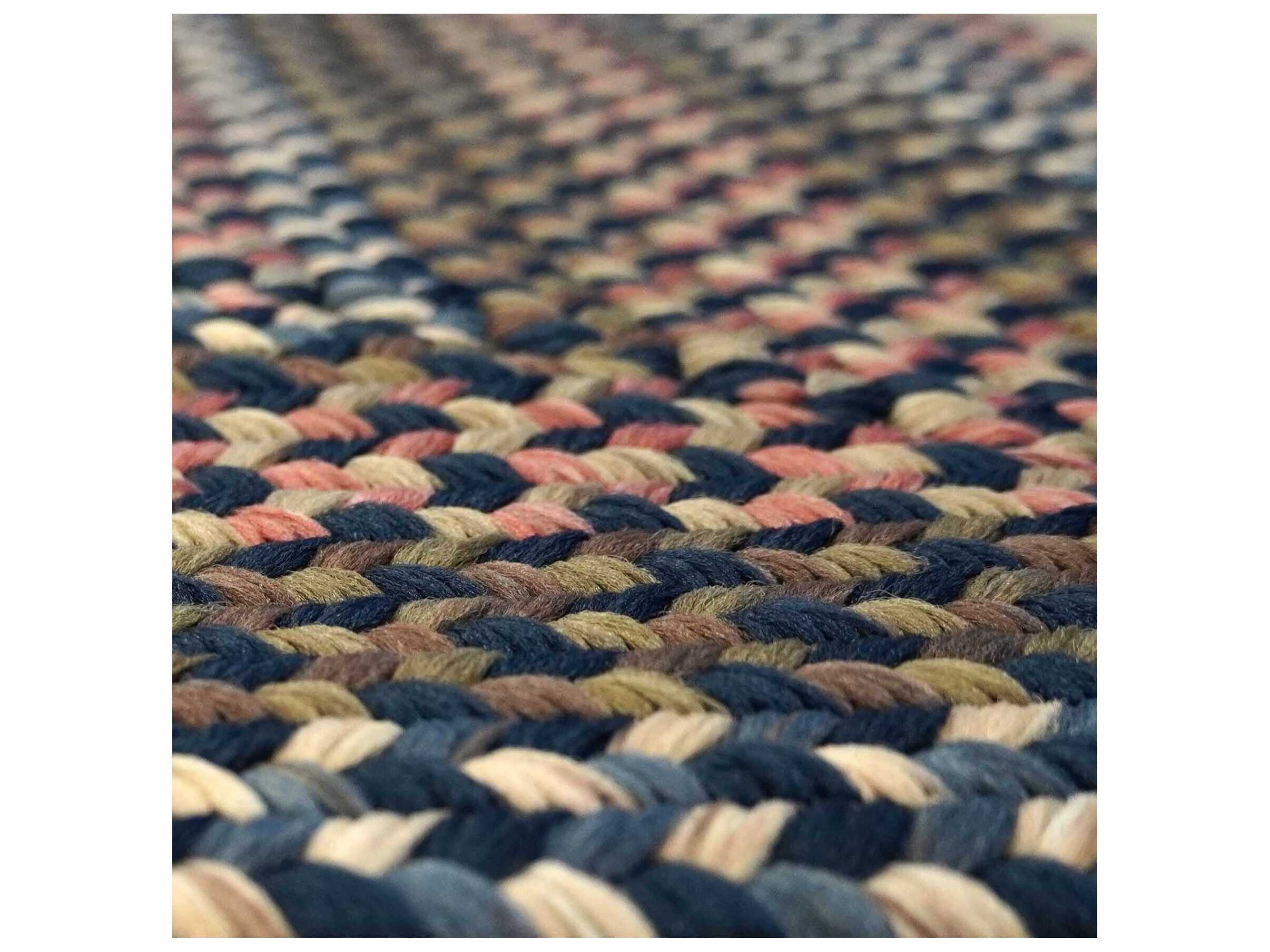 Colonial Mills Lucid Braided Striped Area Rug CILU59RGREC