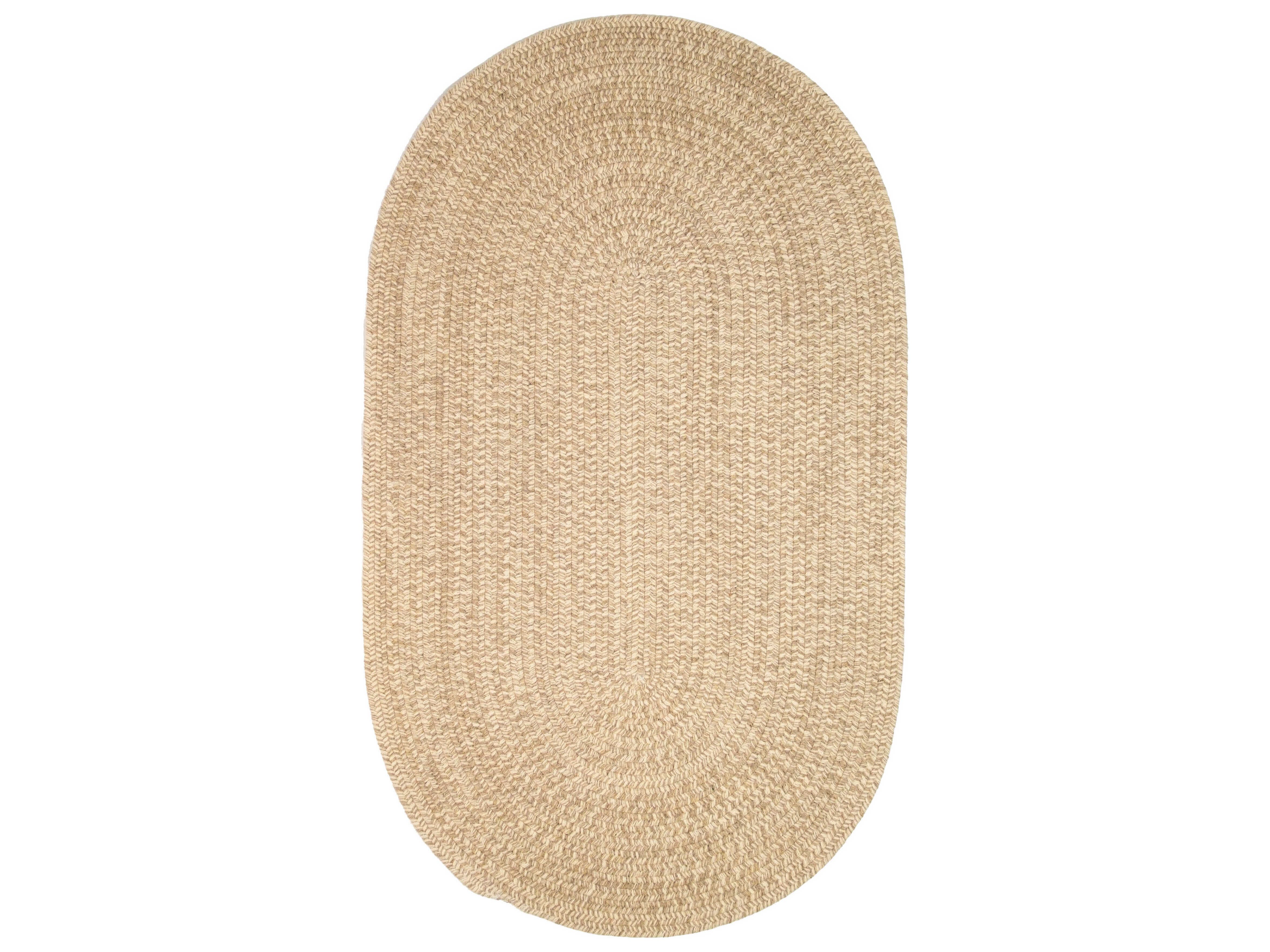 Colonial Mills All Natural Woven Tweed Beige Oval Area Rug CIWT33RGOVA