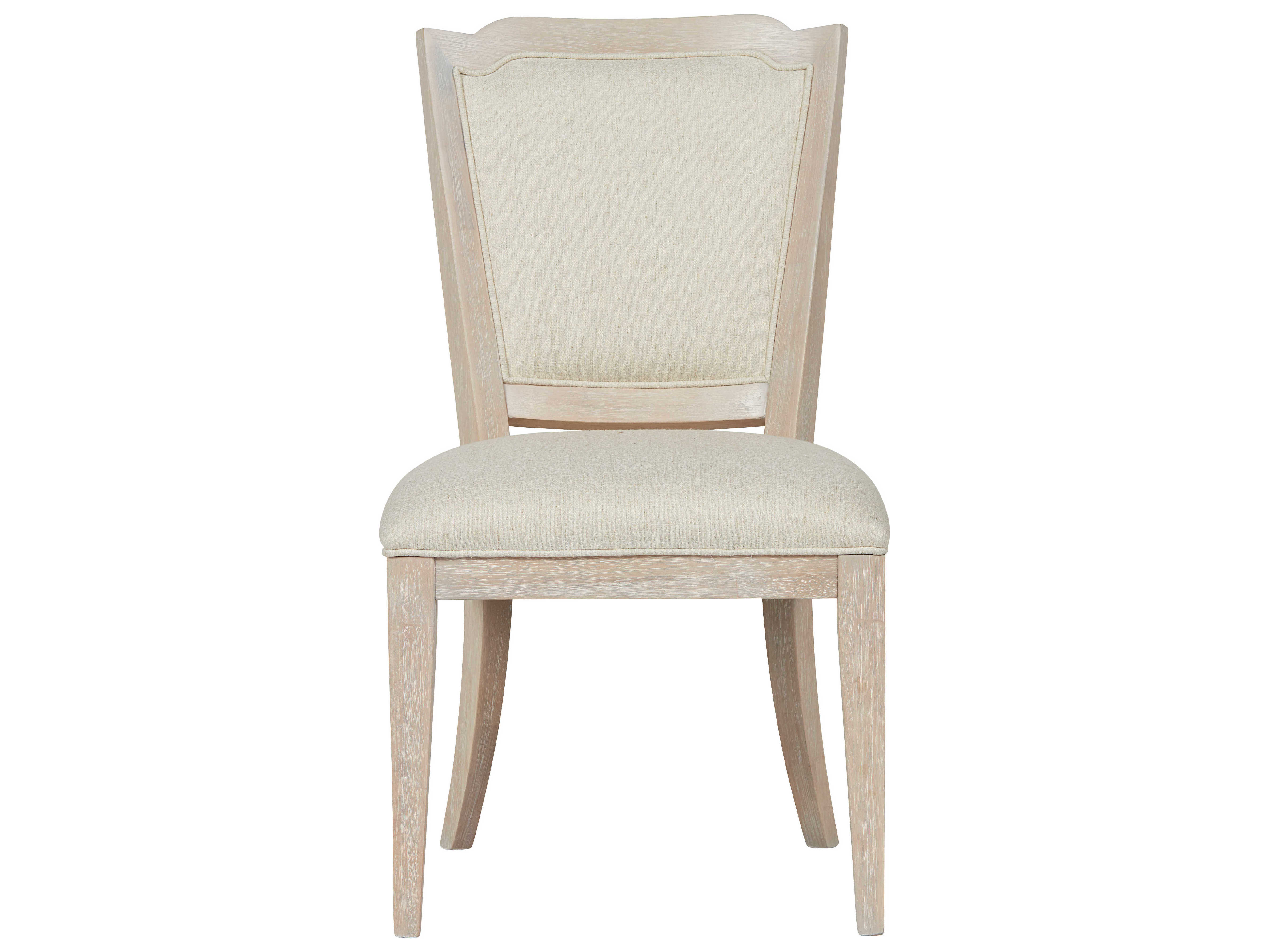 Coastal Living Home Getaway White Upholstered Side Dining Chair