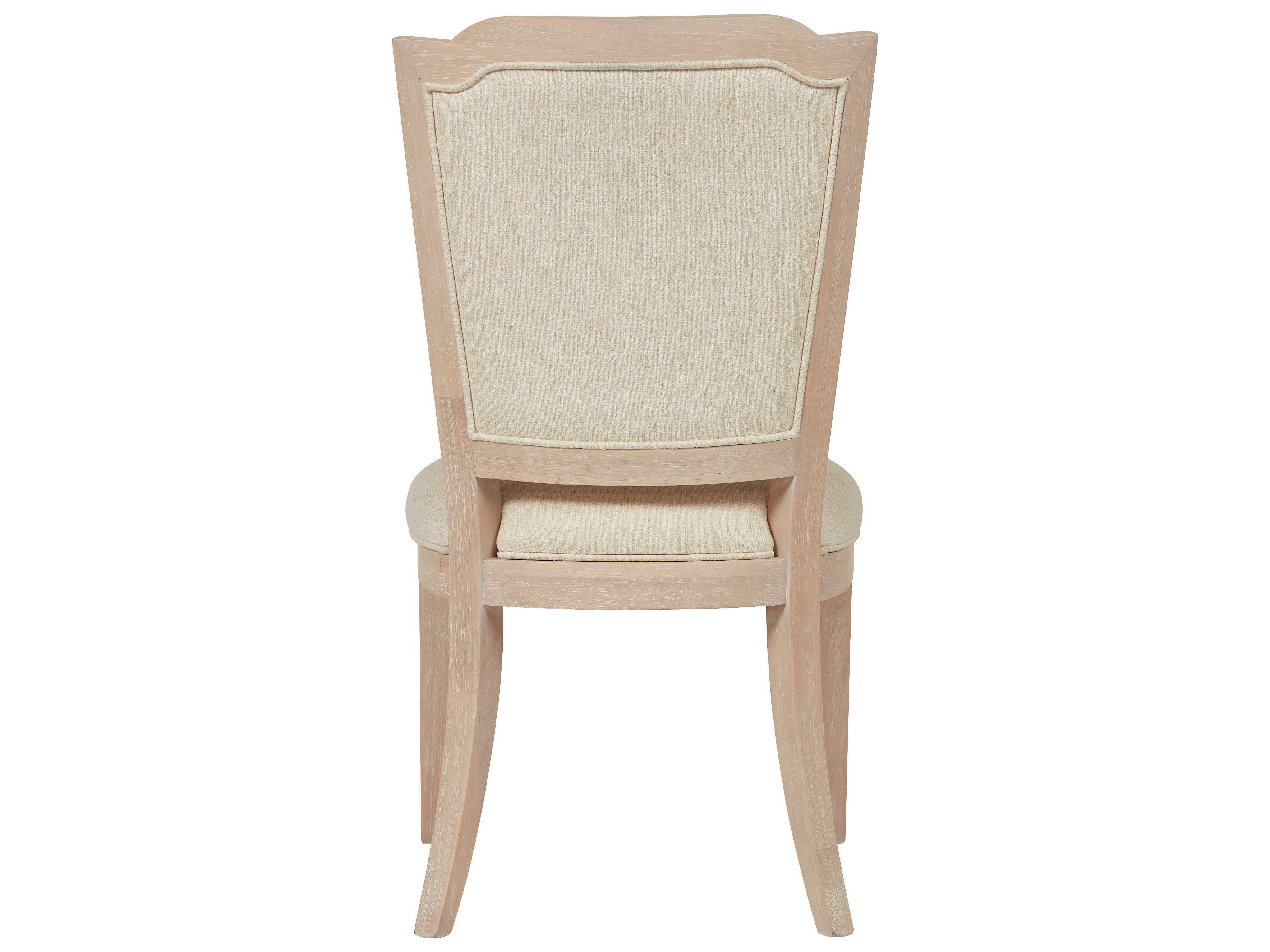 Coastal Living Home Getaway White Upholstered Side Dining Chair