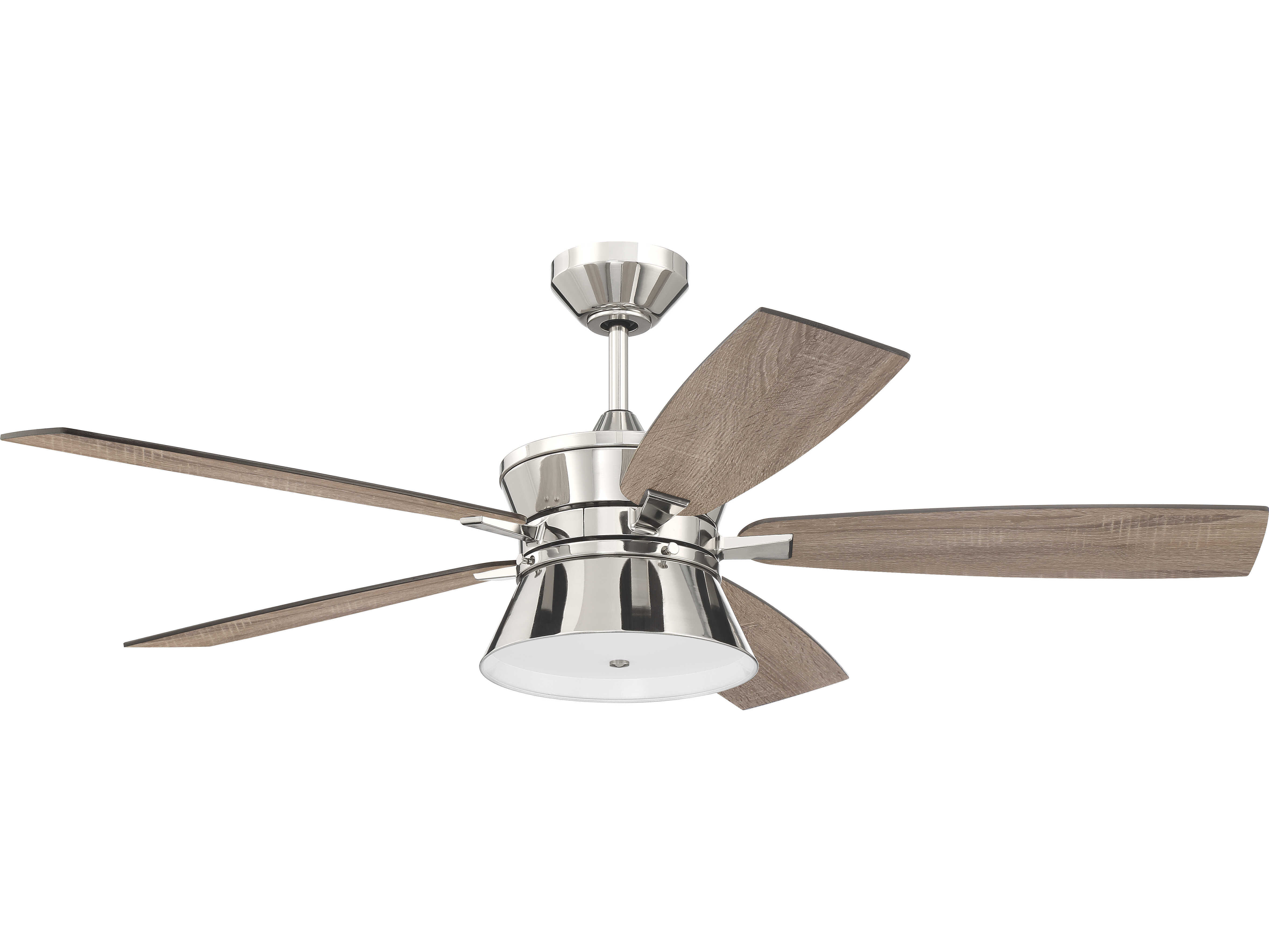 Craftmade Dominick Polished Nickel 3light 52'' Wide LED Indoor Ceiling