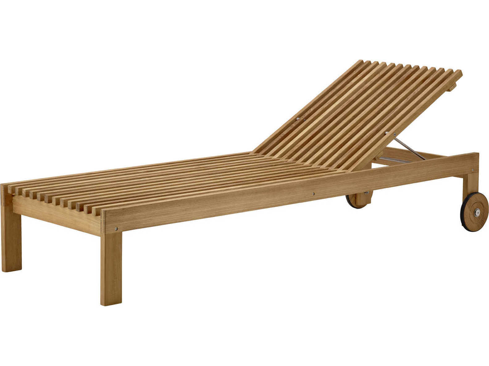 Cane Line Outdoor Amaze Teak Sunbed Chaise Lounge CNO4510T
