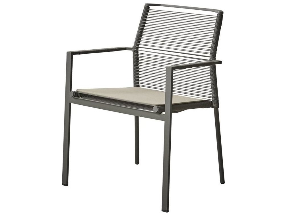 Cane Line Outdoor Edge Dining Arm Chair Seat Replacement Cushion in