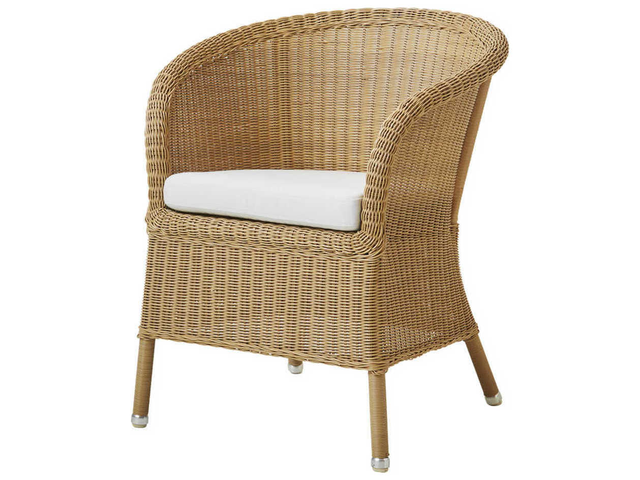 Cane Line Outdoor Derby Natural Wicker Dining Arm Chair 5412U