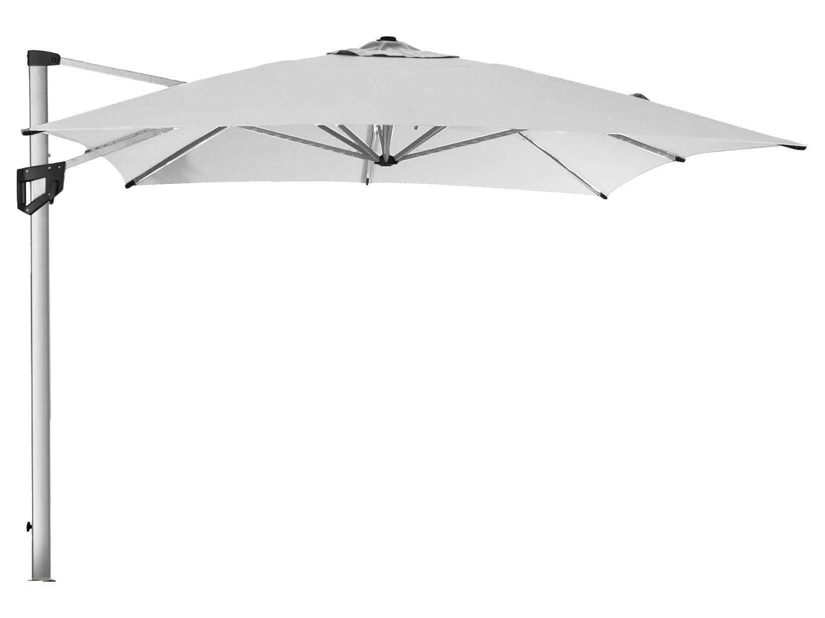 Cane Line Outdoor Parasols Aluminum Dusty White Square