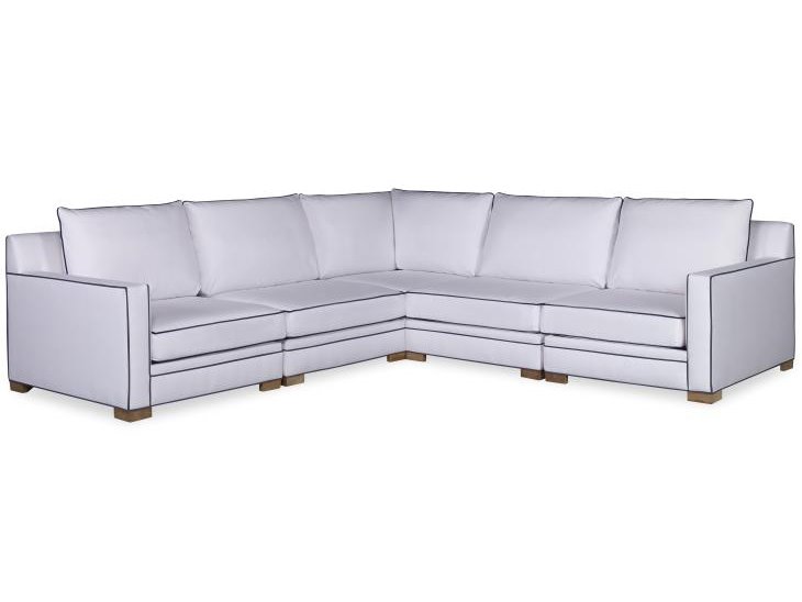 Century Furniture Outdoor Leyland Upholstered Sectional Lounge Set
