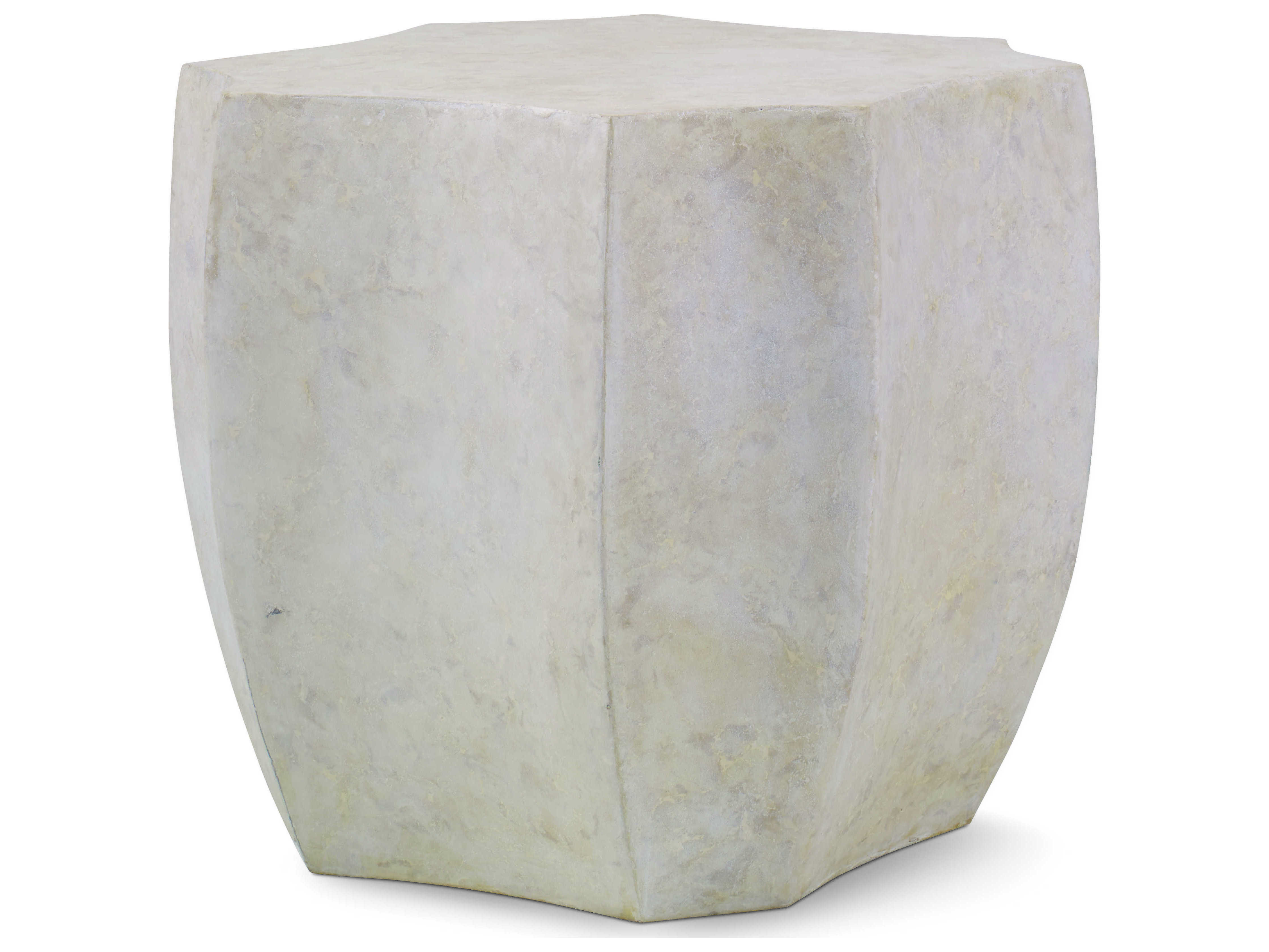Century Furniture Grand Tour Stone White End Table CNTSF5726