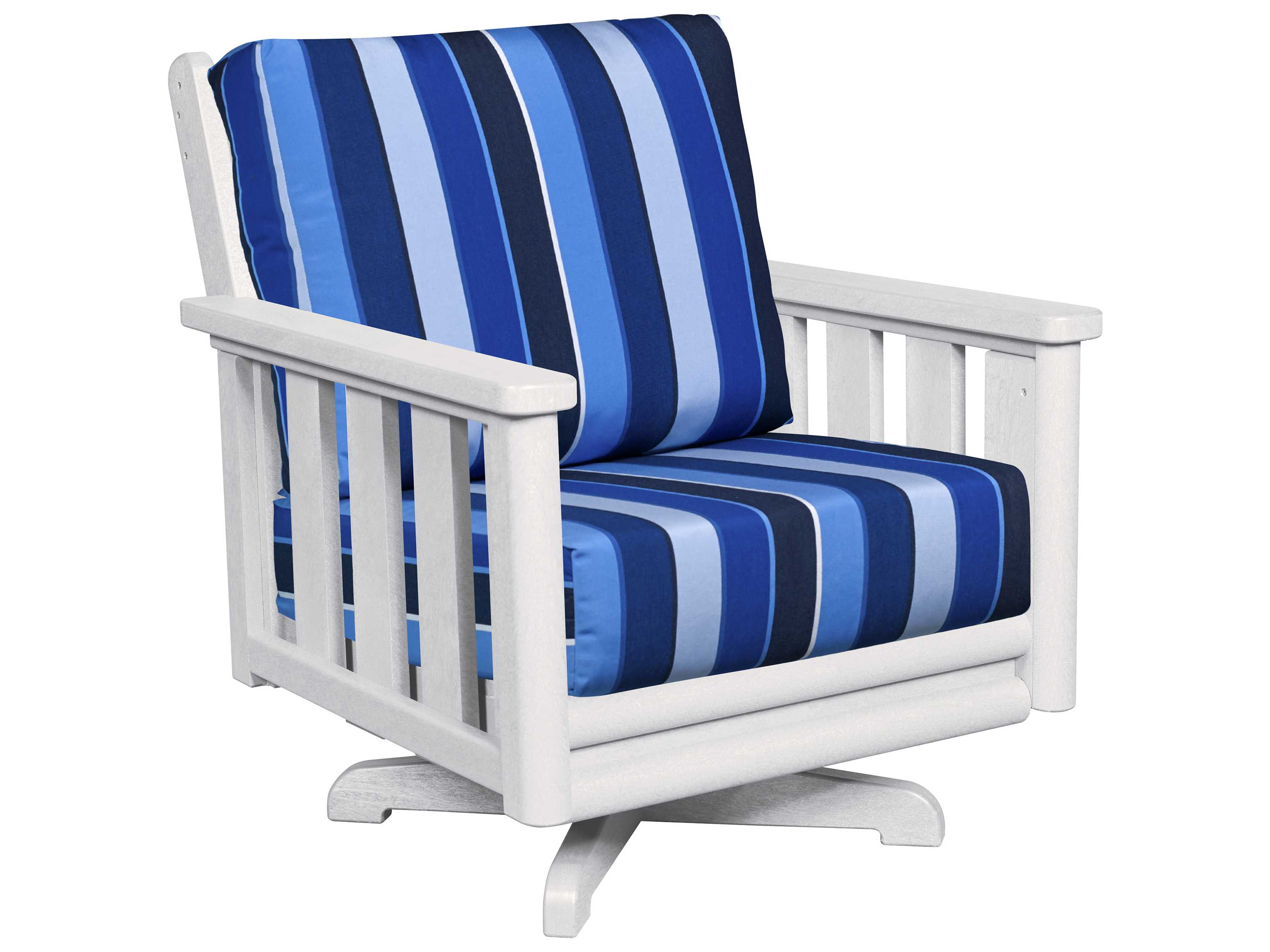 C.R. Plastic Stratford Recycled Plastic Deep Swivel Chair Frame DSF144