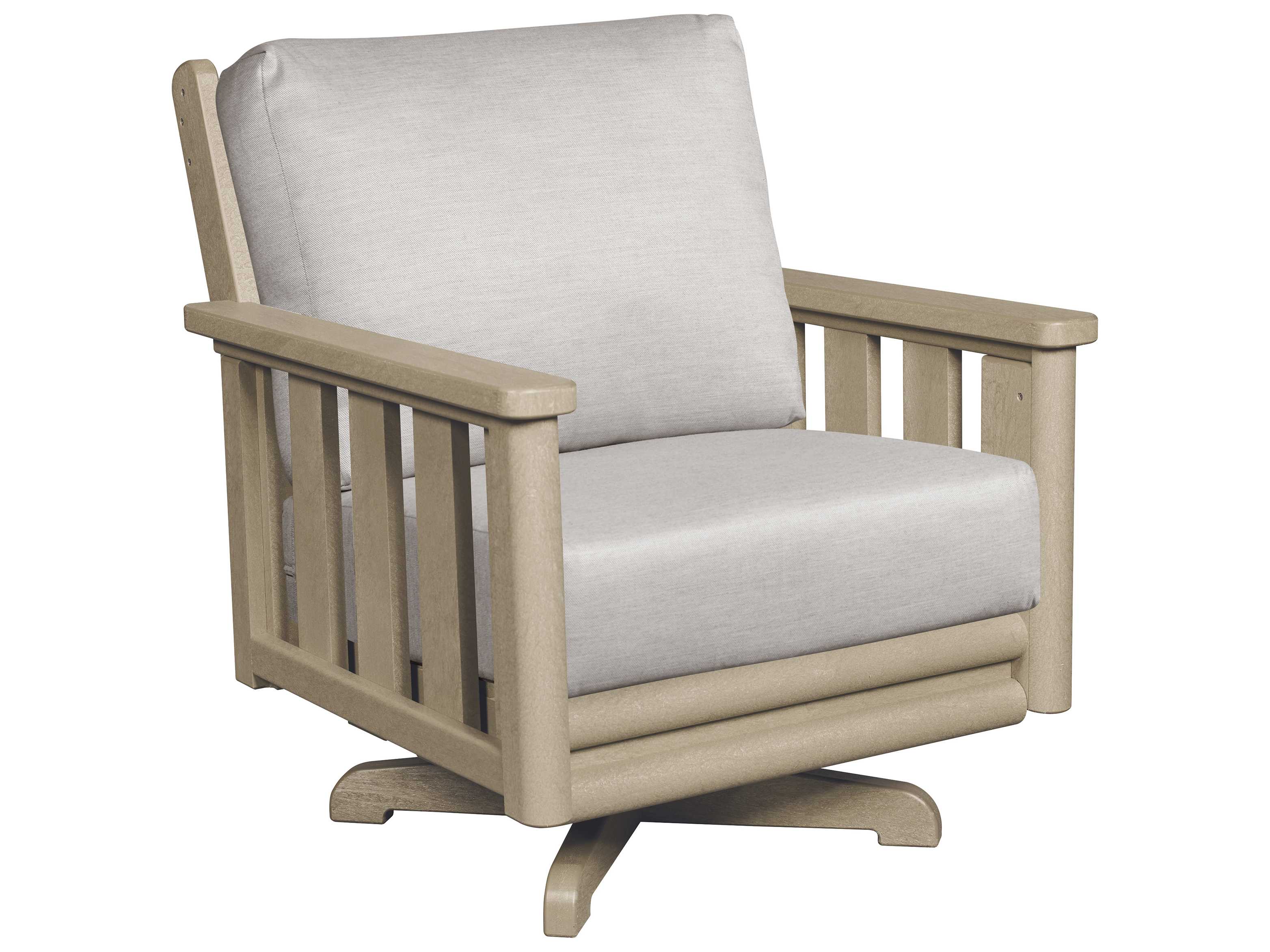 C.R. Plastic Stratford Recycled Plastic Deep Swivel Chair Frame DSF144